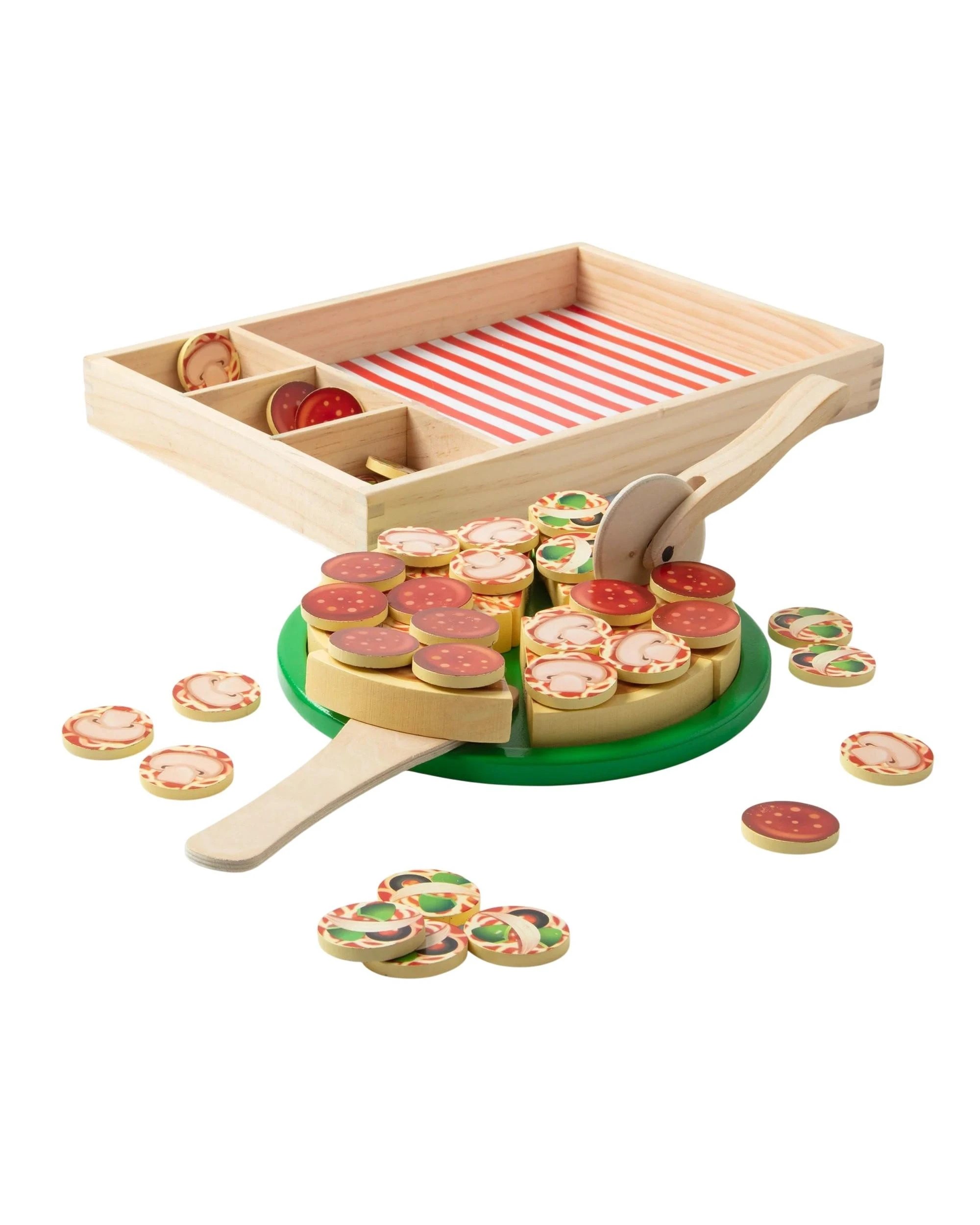 3 Melissa and Doug Wooden Pizza Party Play Set, 3 of 9