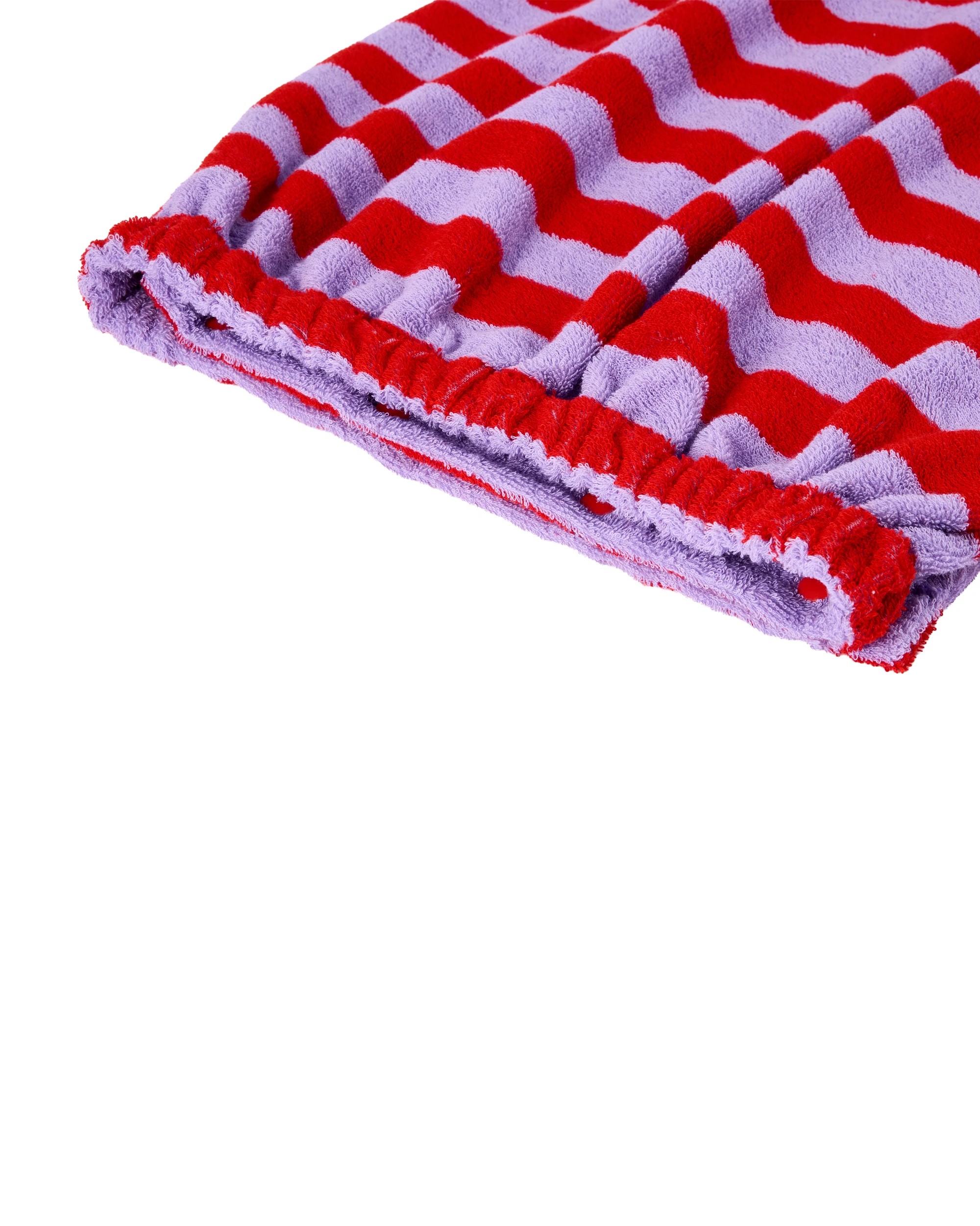 4 OXX Bodycare Cotton Body Wrap Towel - Purple and Red, 4 of 5