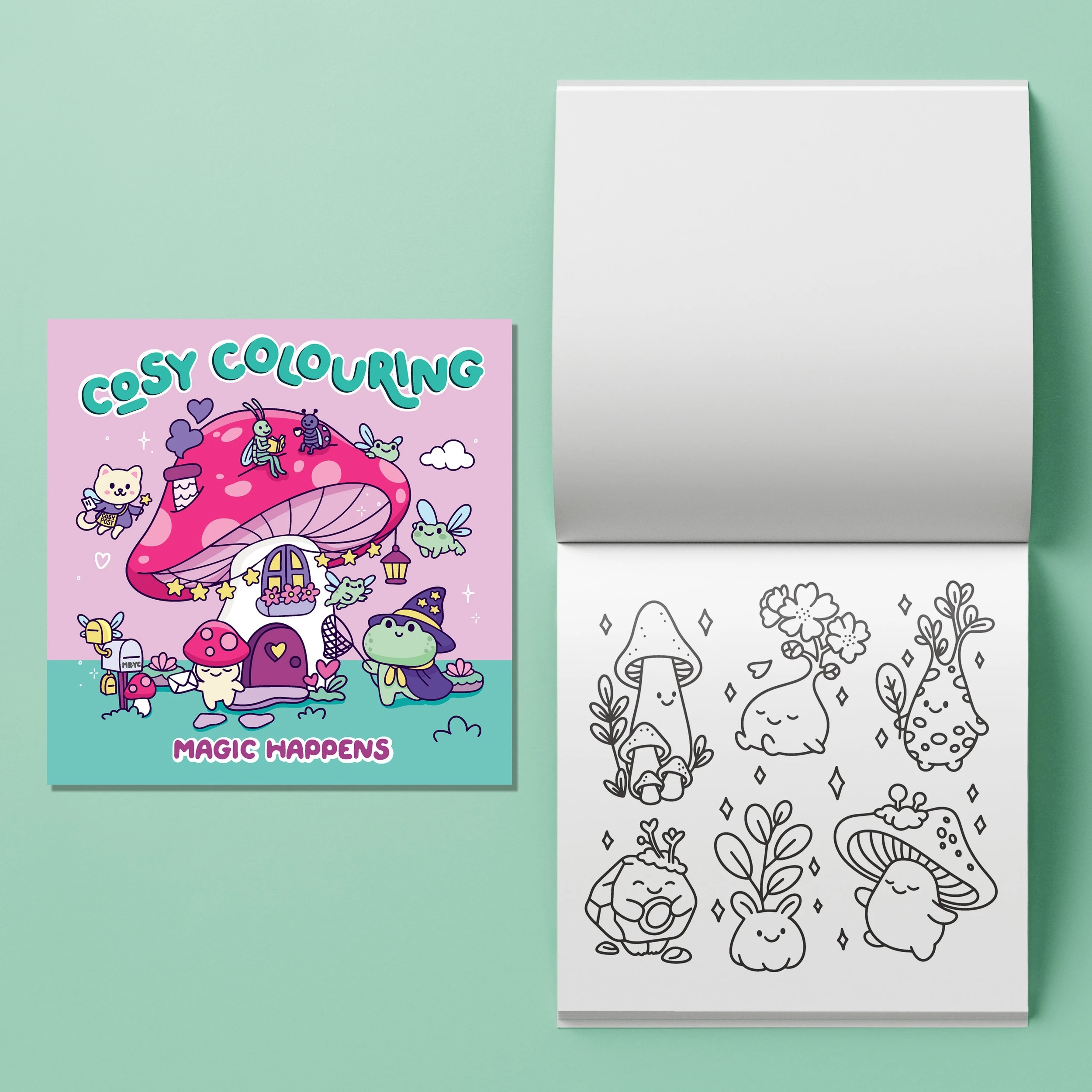 4 Art Maker Cosy Colouring Art Kit: Magic Happens - Book, 4 of 5