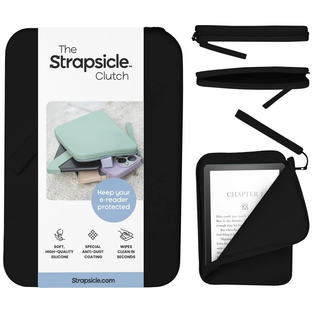 1 Strapsicle Clutch for Kindle Black, 1 of 3