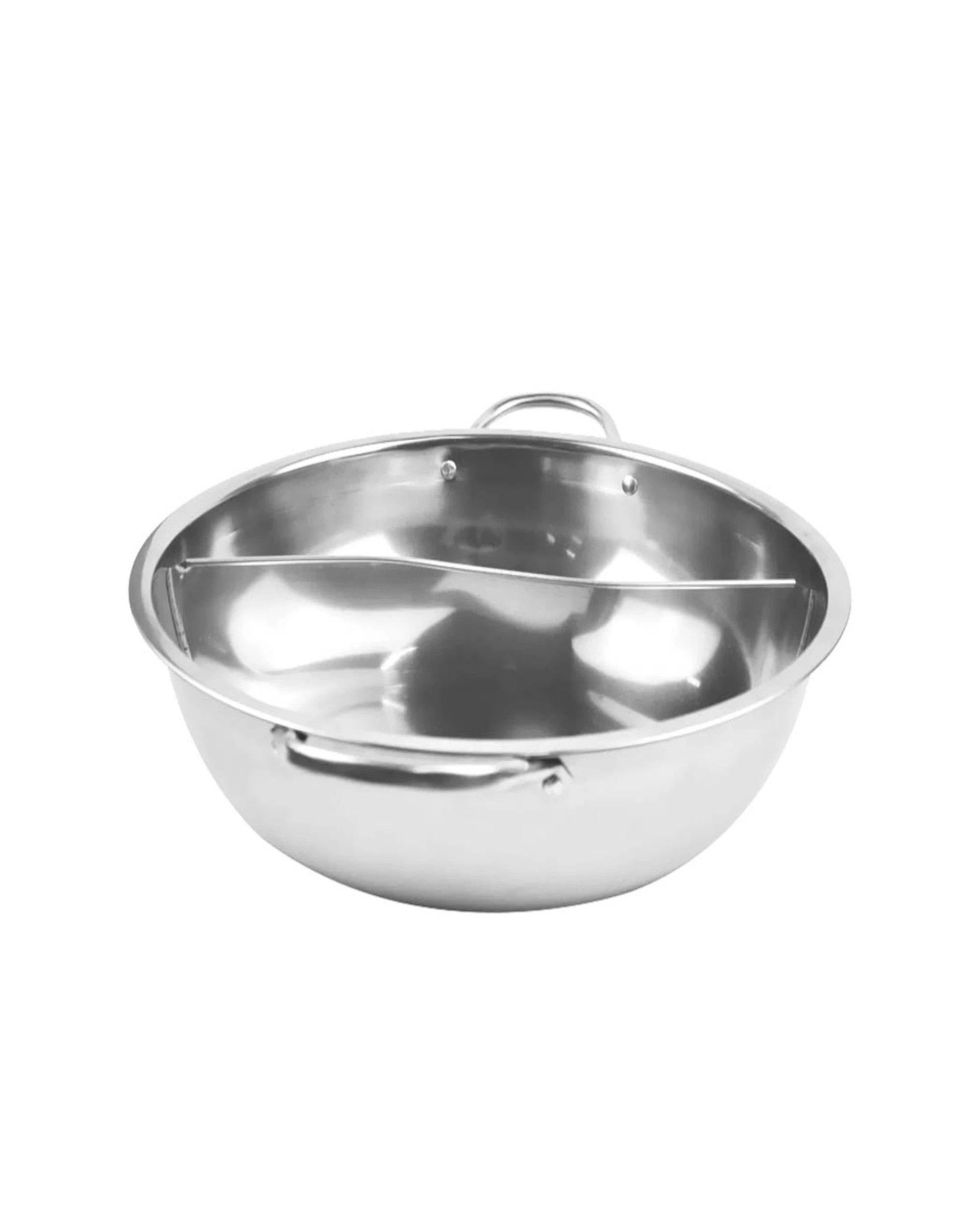 4 Toque 34cm Stainless-Steel Twin Hot Pot No Lid, 4 of 7