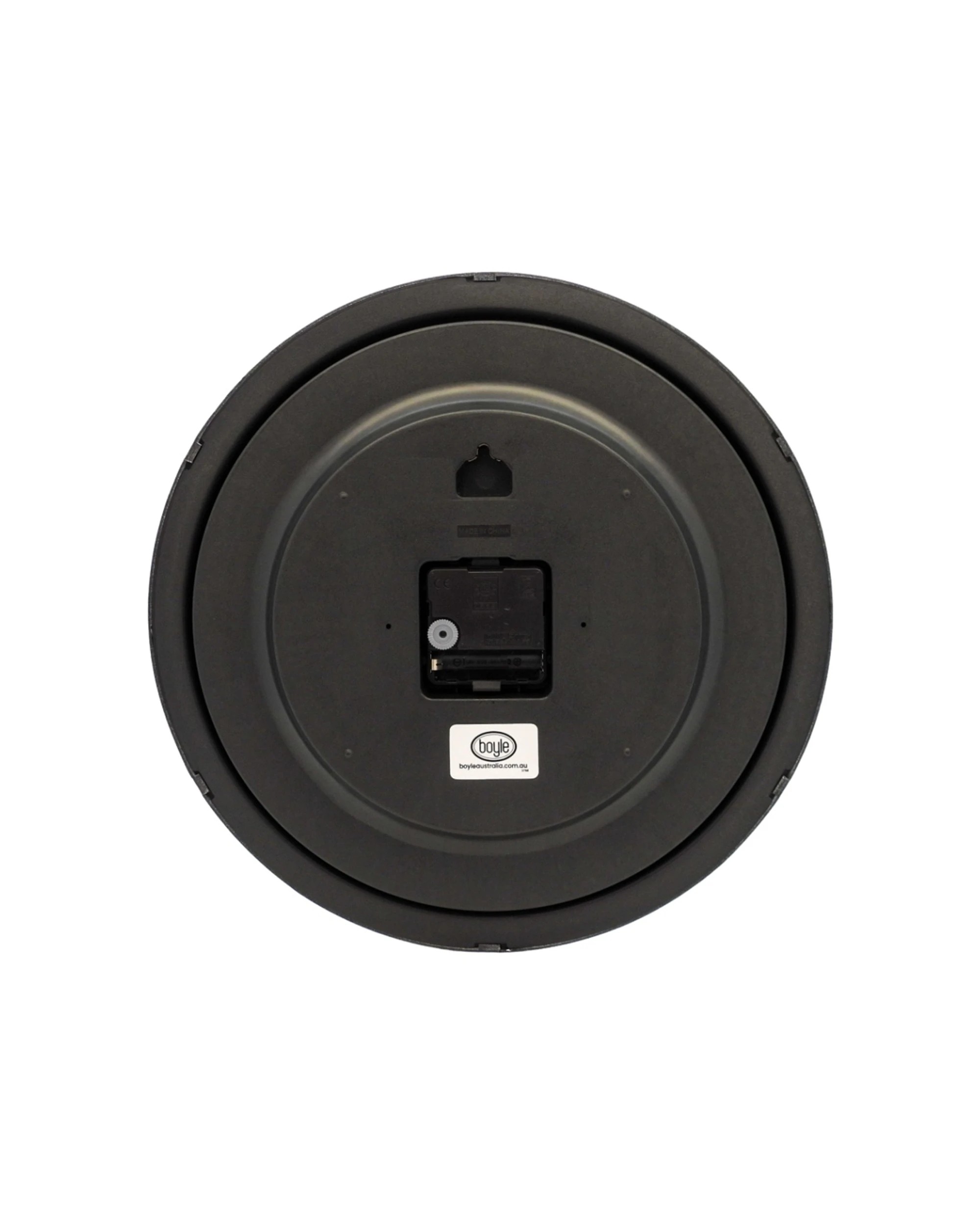 4 Leni Luminouis 32.5cm Analogue Wall Clock Glow In The Dark - Black, 4 of 4