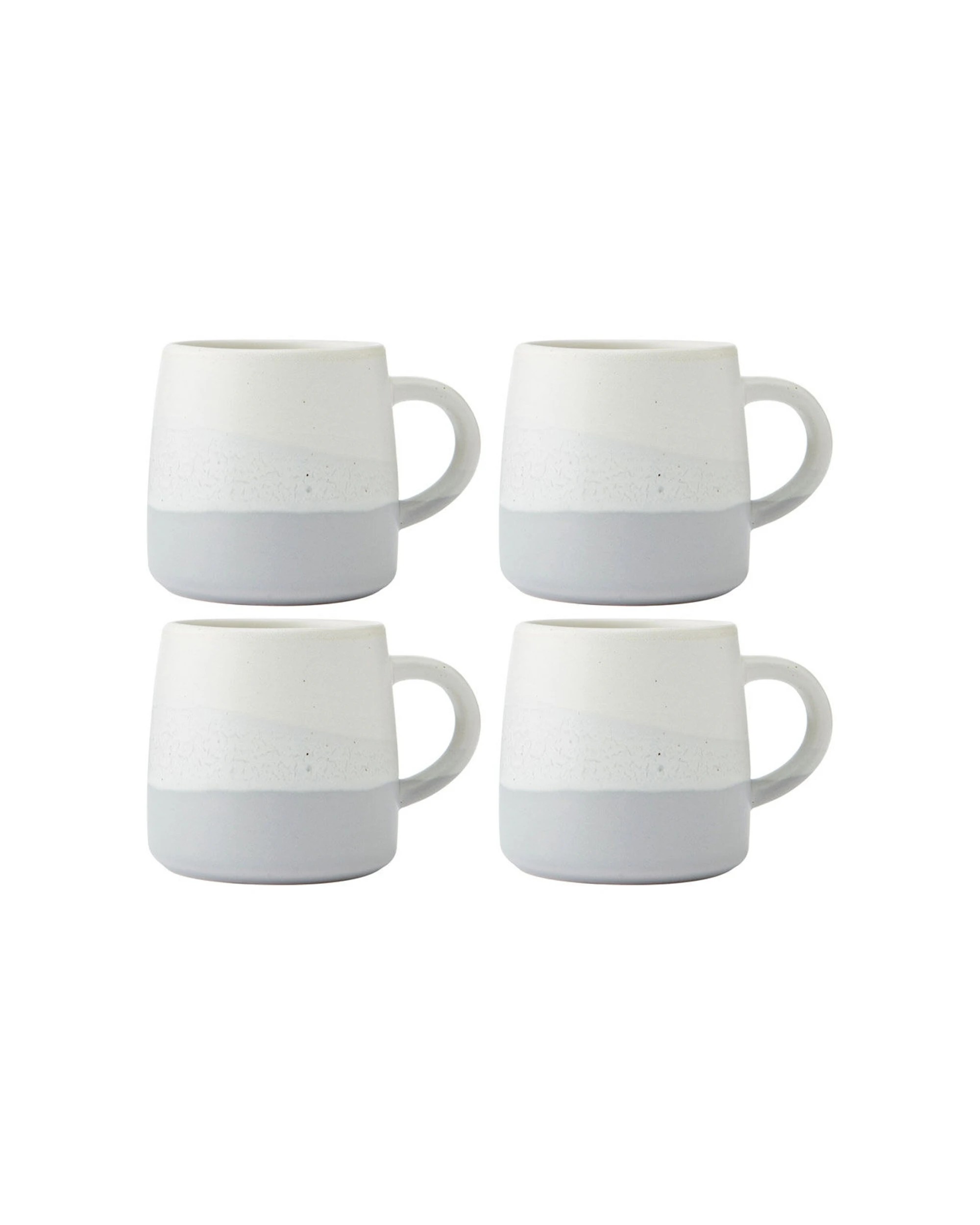 1 Mikasa 4PK Reactive Glaze Coffee Mug Cup Stoneware 400ml - Grey, 1 of 7