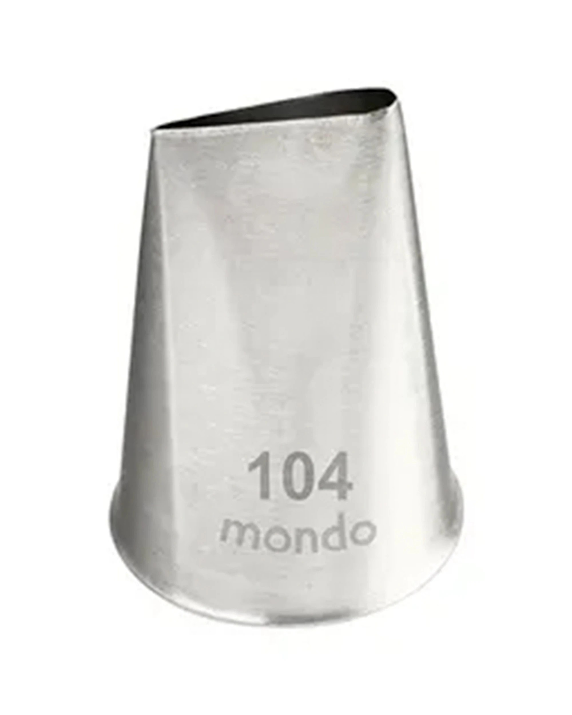 1 Mondo 1pc Rose Piping Tip Stainless Steel Cake Decorating Tool Dishwasher Safe - Silver, 1 of 3