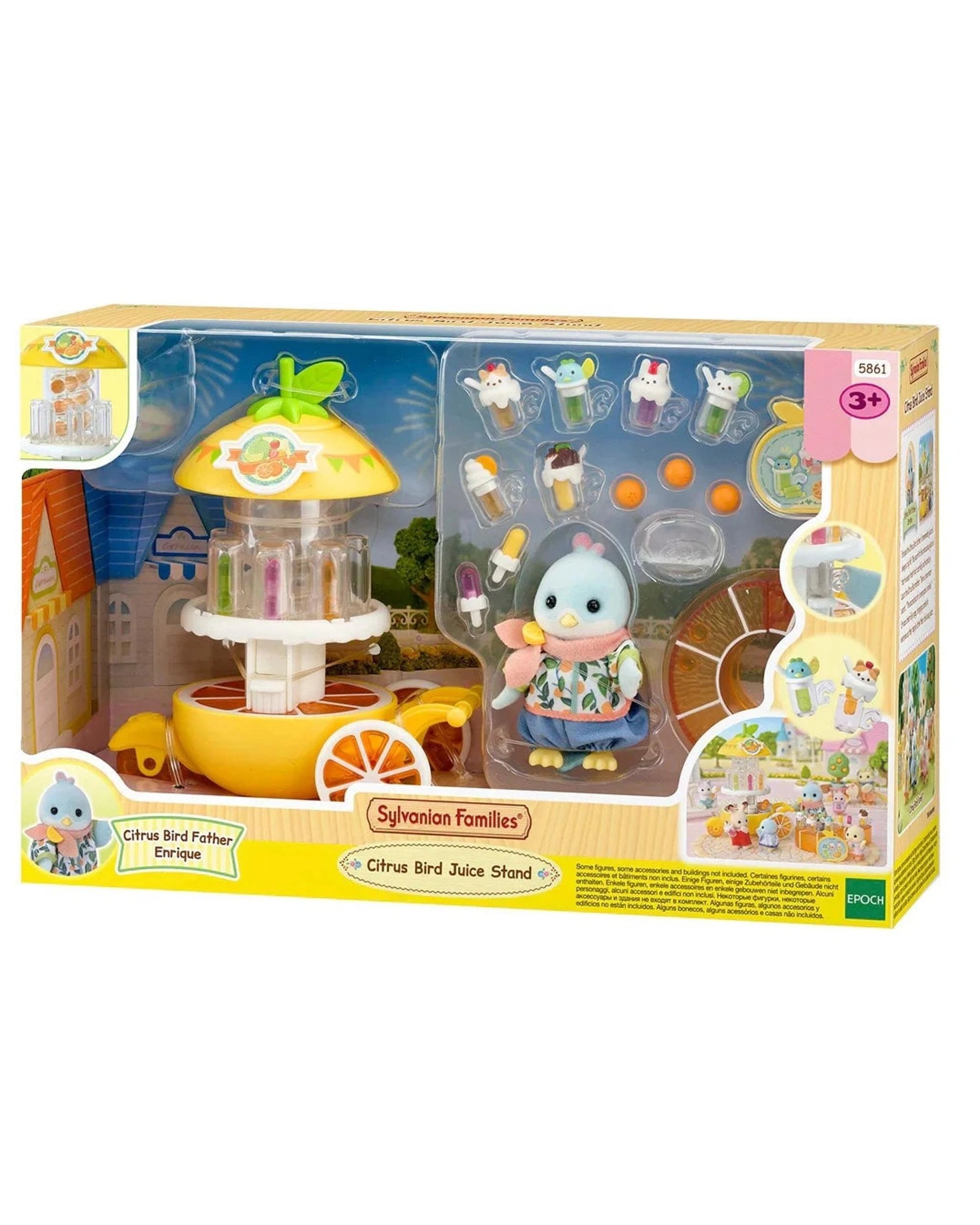 3 Sylvanian Families Citrus Bird Juice Stand, 3 of 3