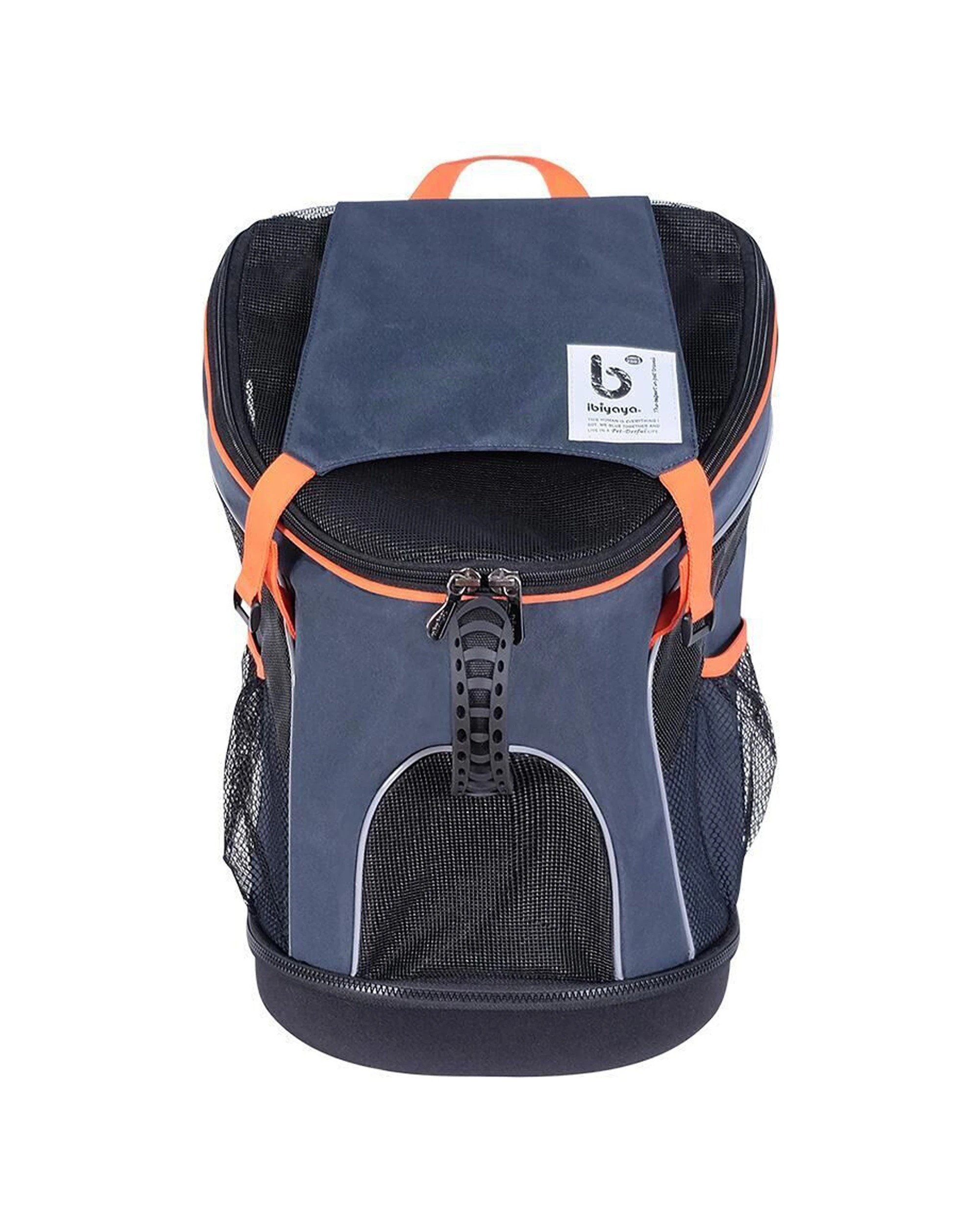 2 Ibiyaya Mesh Pet Backpack Carrier Lightweight Foldable 8kg Safety Tether - Blue, 2 of 8