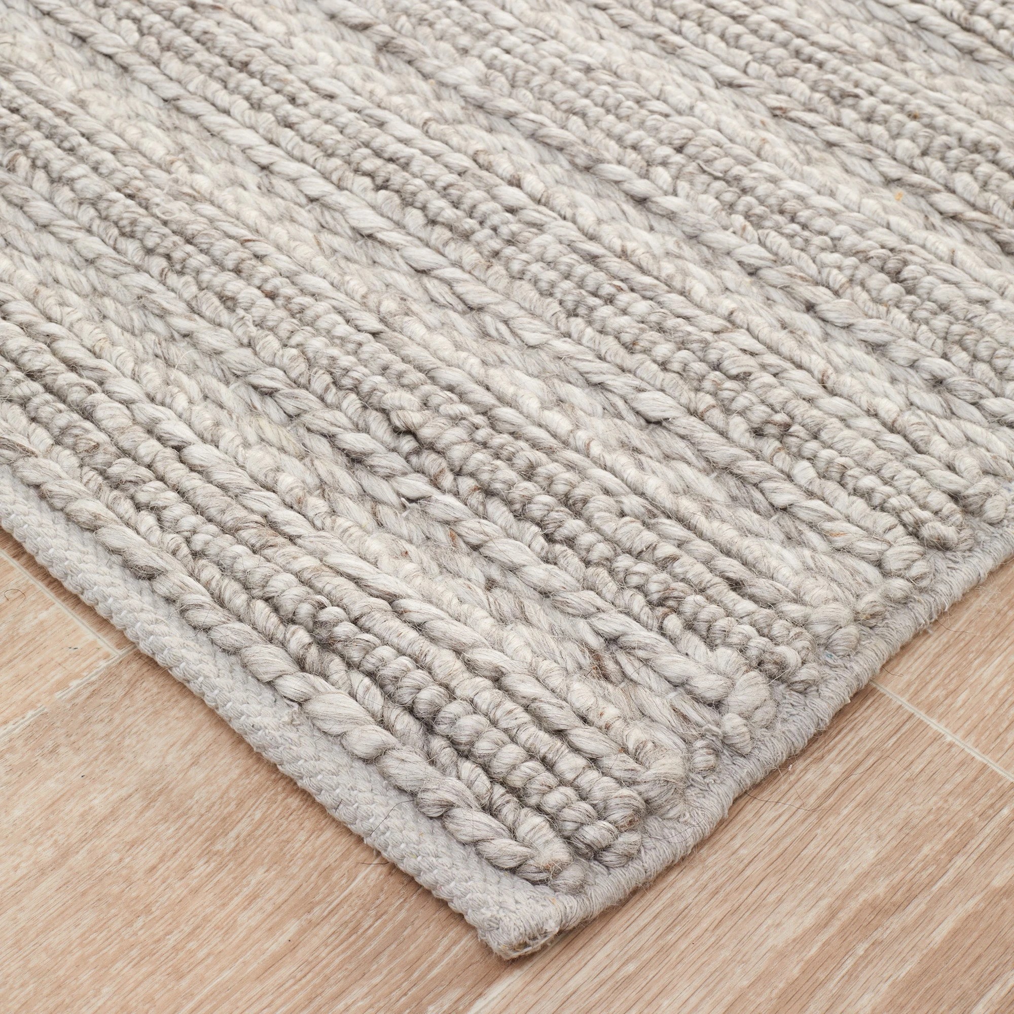 3 Common Ground Rugs Meadow 801 280x190cm - Large Floor Rug - Grey, 3 of 7