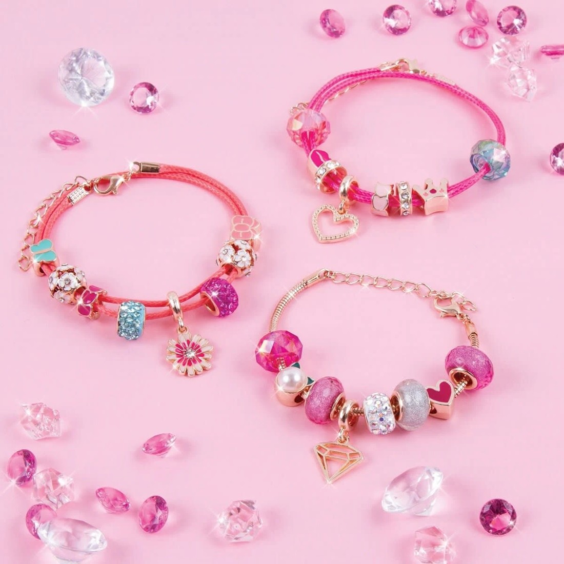 8 28 Piece Make It Real Halo Charms Bracelets: Think Pink Kit, 8 of 9