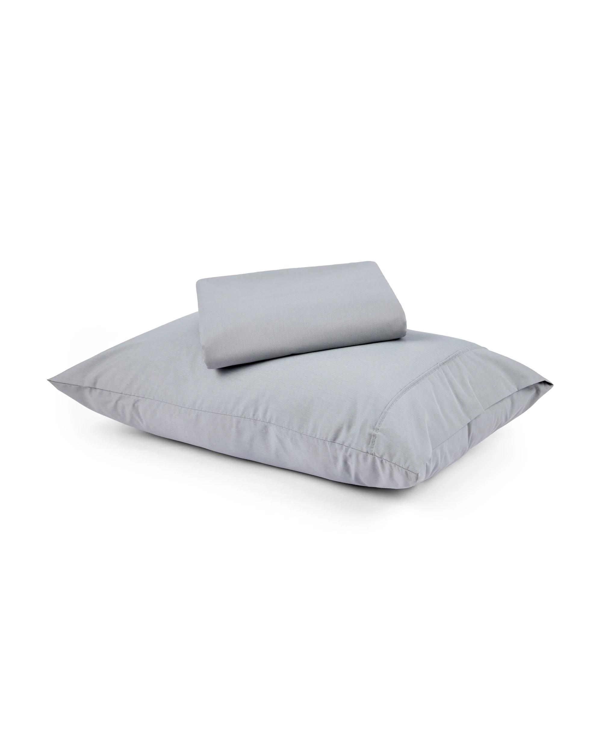 4 250 Thread Count Cotton Rich Sheet Set - Single Bed, Light Grey, 4 of 10