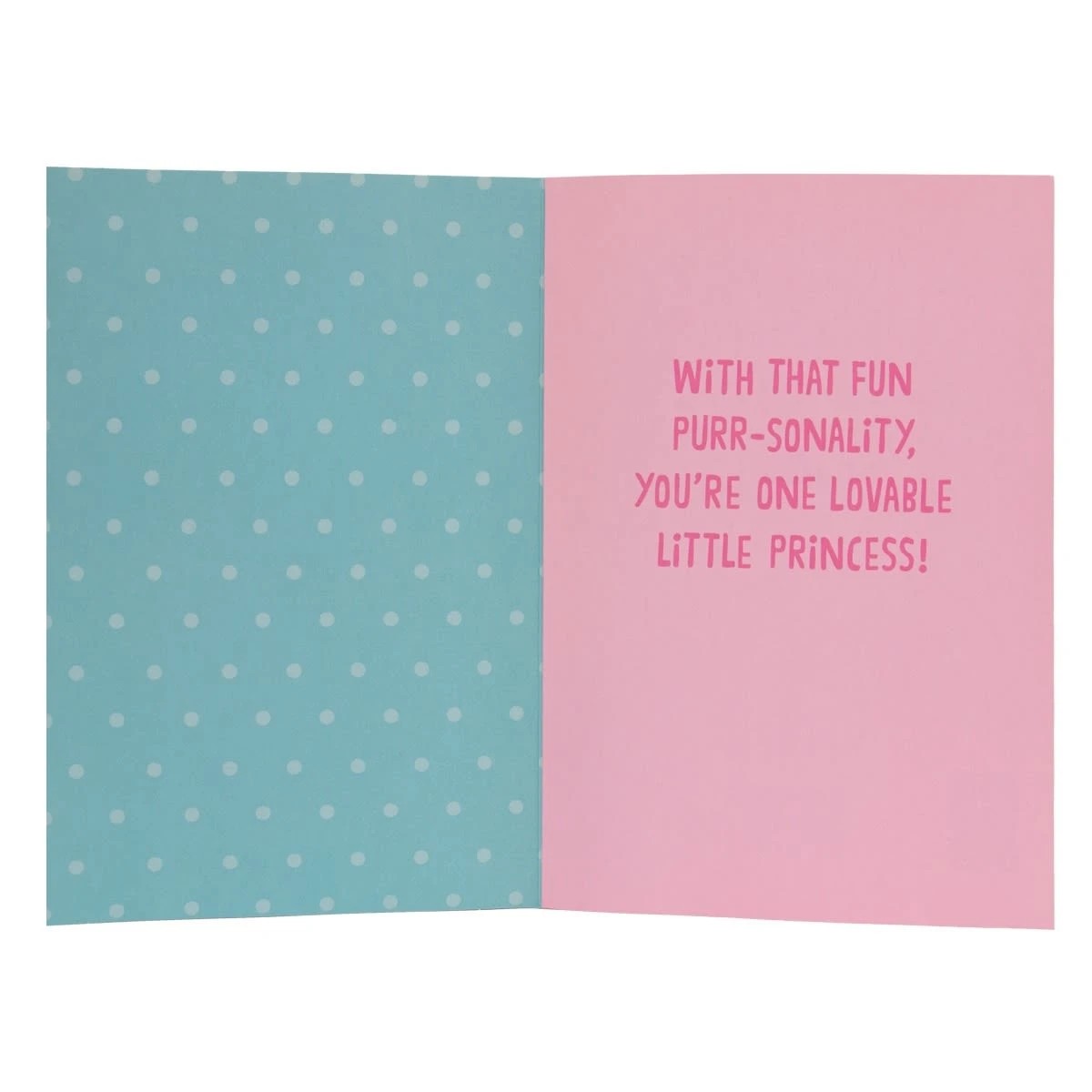 2 Hallmark Birthday Card For Girl - Fuzzy Kitty Cat, 2 of 3