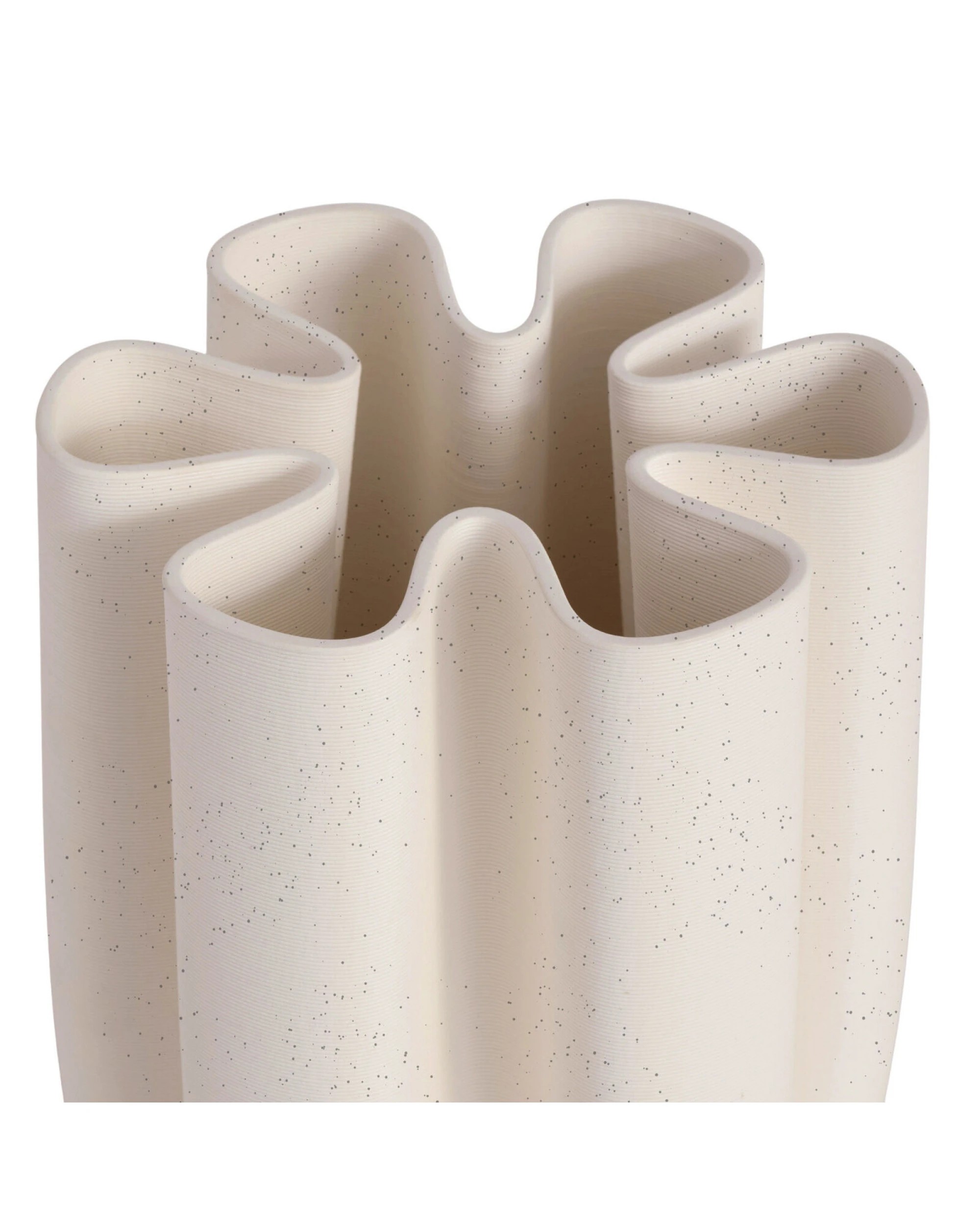 2 One Six Eight London Hope Vase Large - 32cm - Cream Speckle - Beige, 2 of 3