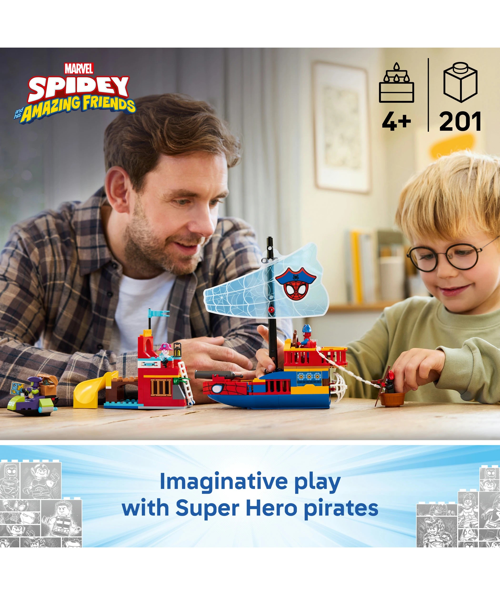3 LEGO Spidey Team Spidey Pirate Ship 11208, 3 of 10