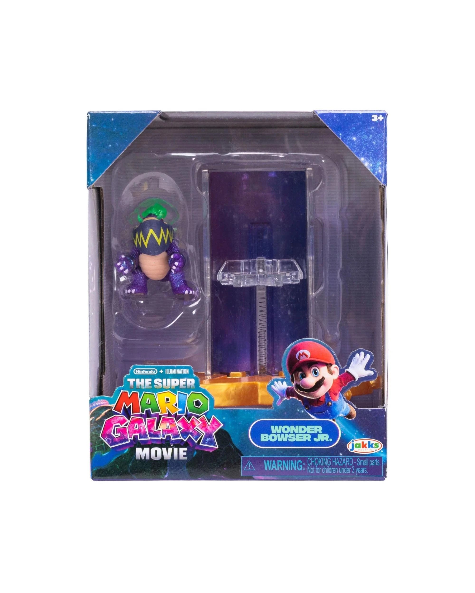 1 The Super Mario Galaxy Movie Wonder Bowser Jr. Mini Figure with Star Launcher, 1 of 3
