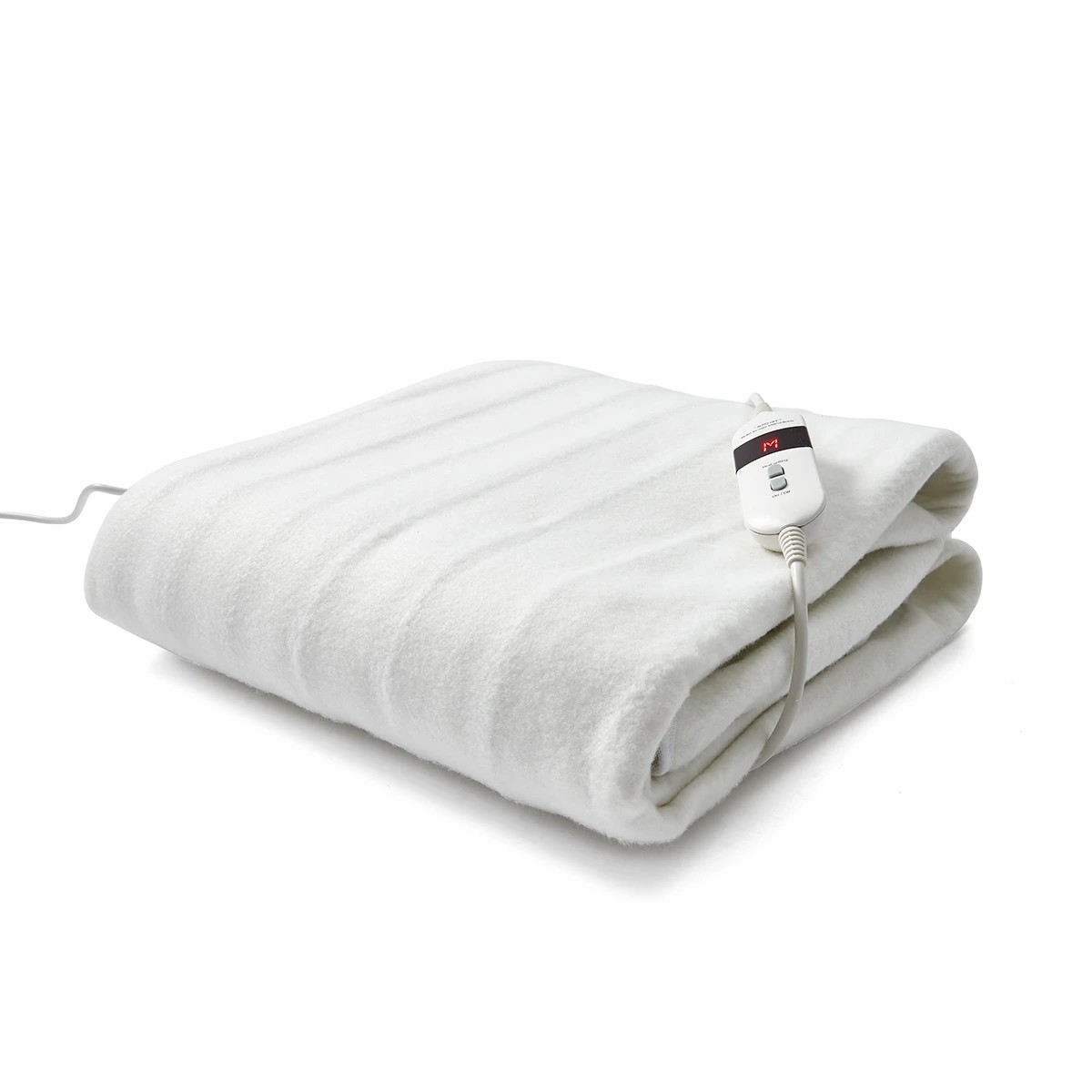 2 Fitted Electric Blanket - King Single Bed, White, 2 of 7