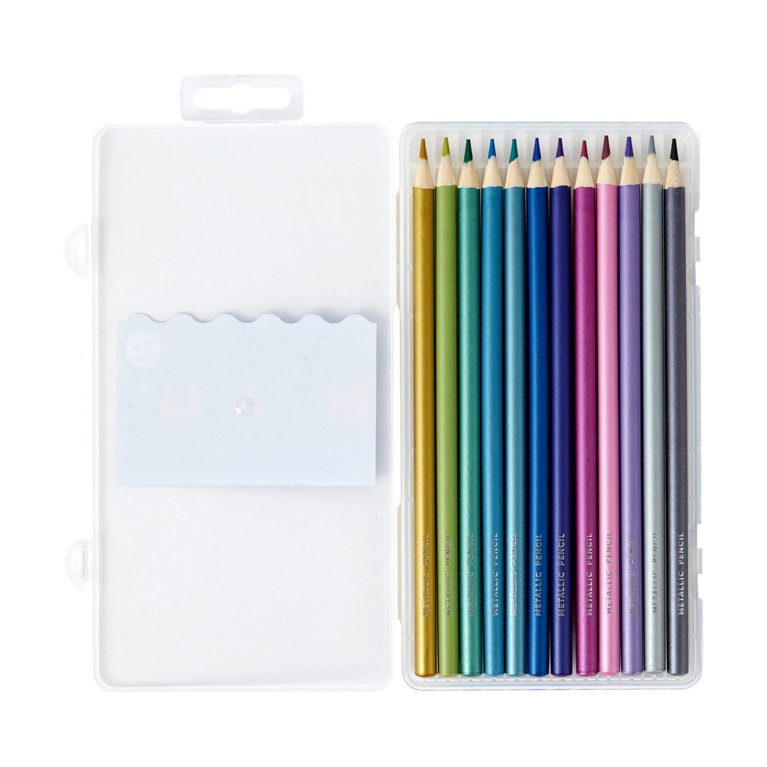 2 12 Pack Metallic Coloured Pencils, 2 of 5