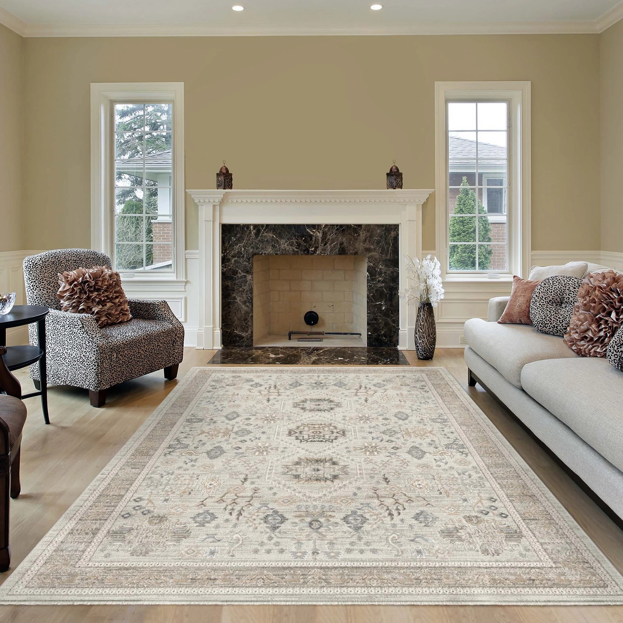 2 La Grace Home Camila Premium Rug - 200x300cm - Grey, 2 of 10