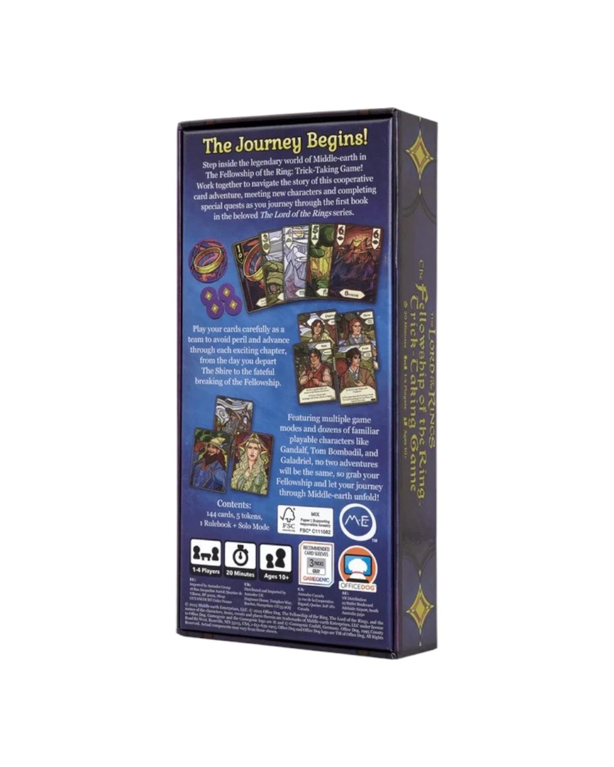 2 Gamegenic The Lord of the Rings: The Fellowship of the Ring Trick Taking Game, 2 of 7