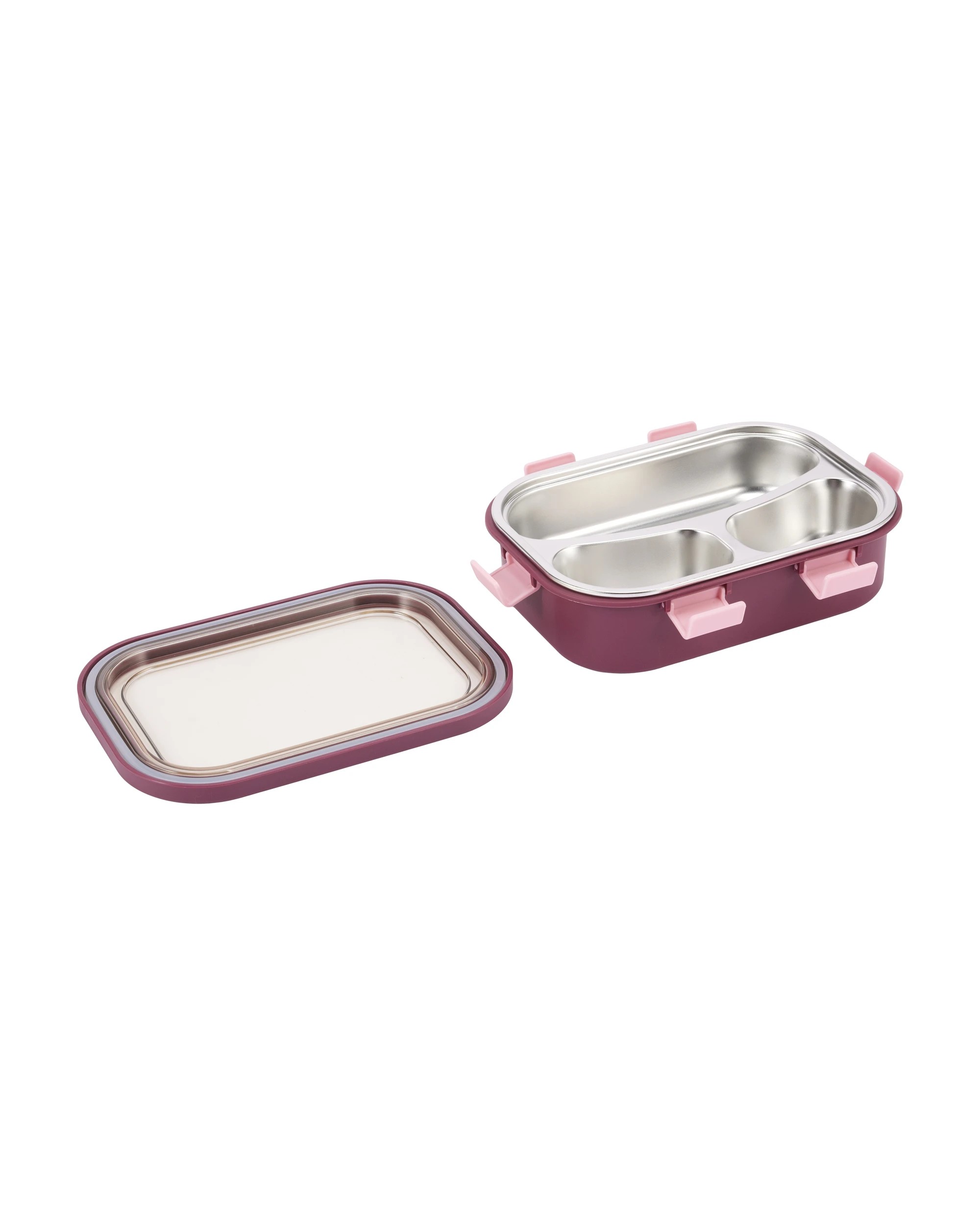 3 650ml Berry Stainless Steel Insert Lunch Box, 3 of 6