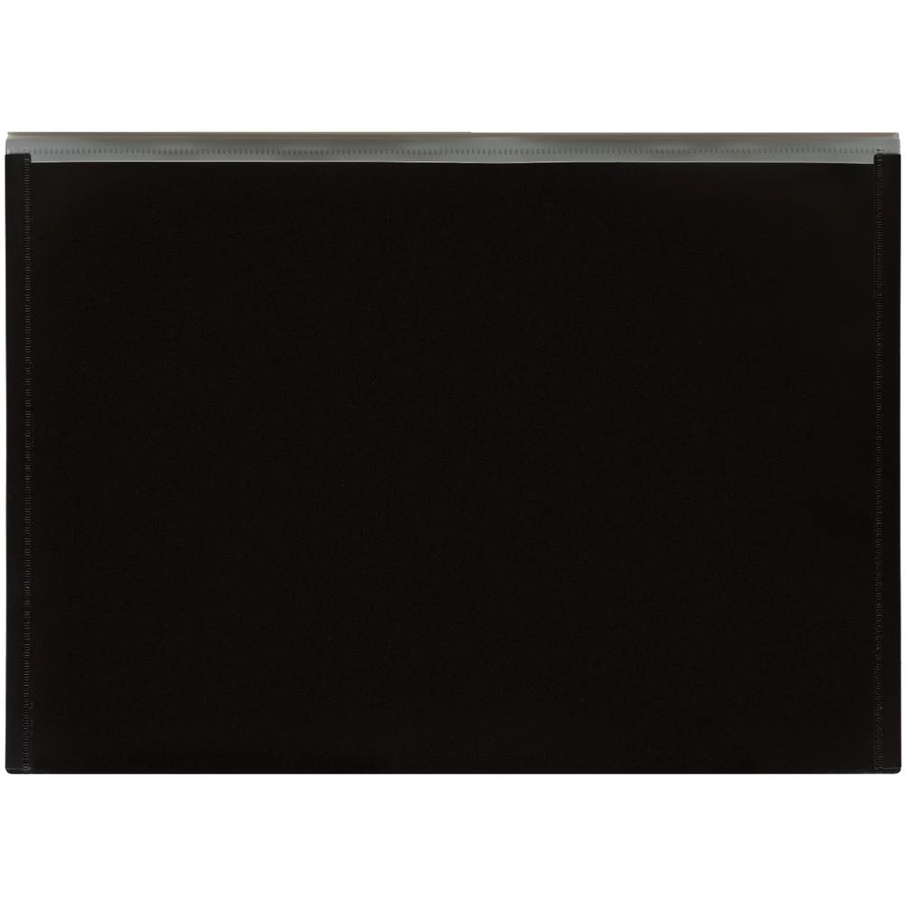 3 ColourHide A4 Document Wallet Black/Grey, 3 of 4