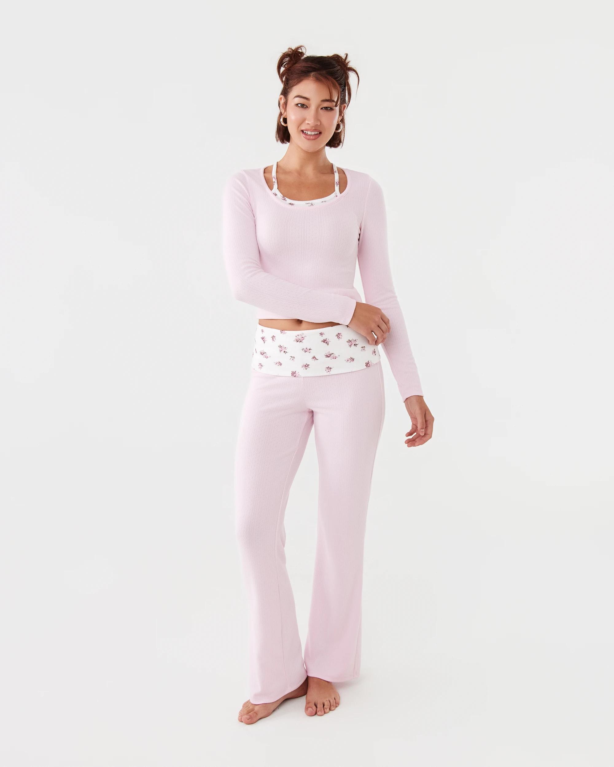 2 Long Sleeve Double Layer Top Bllet Pink, 2 of 6