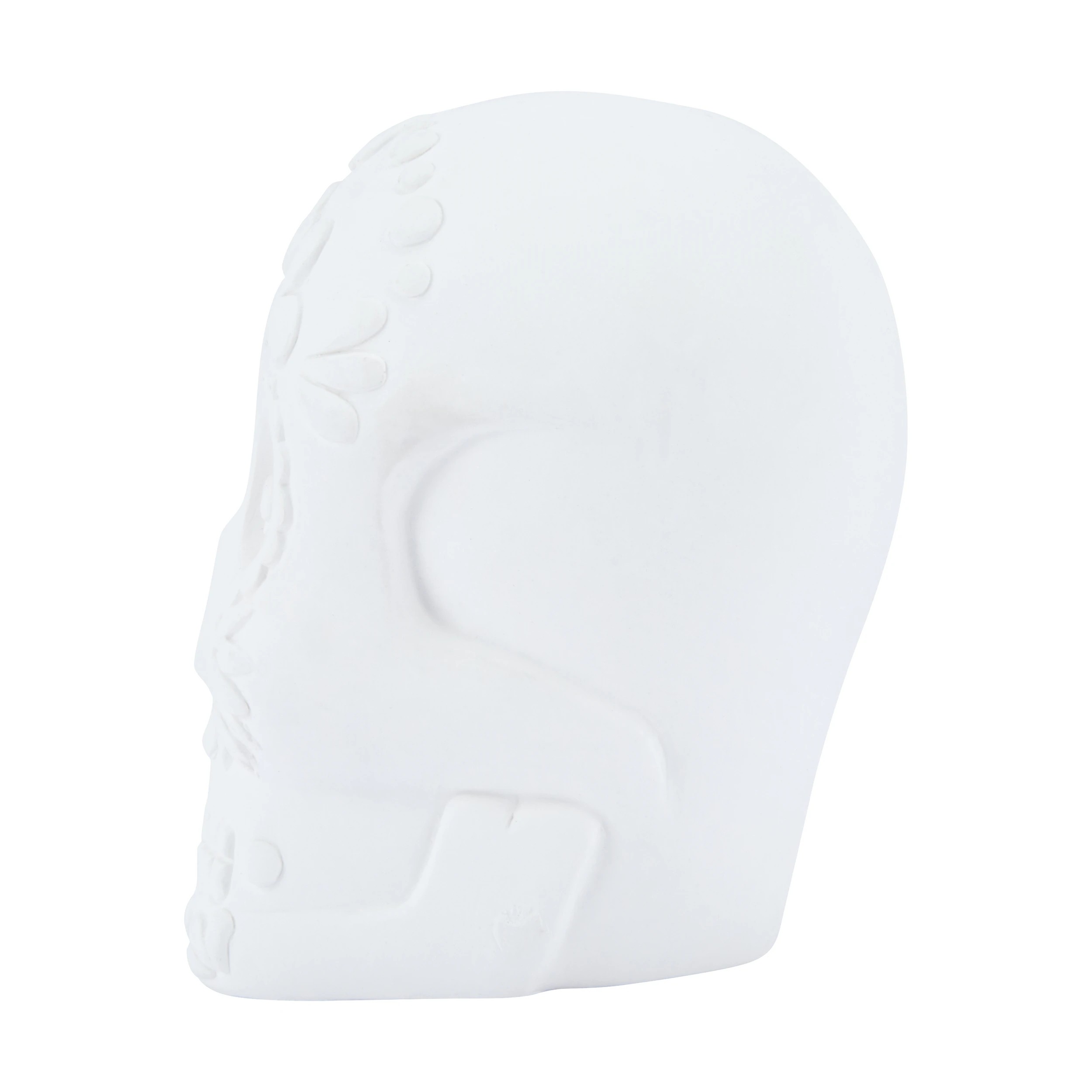 3 Halloween Craft Ceramic Skull, 3 of 5