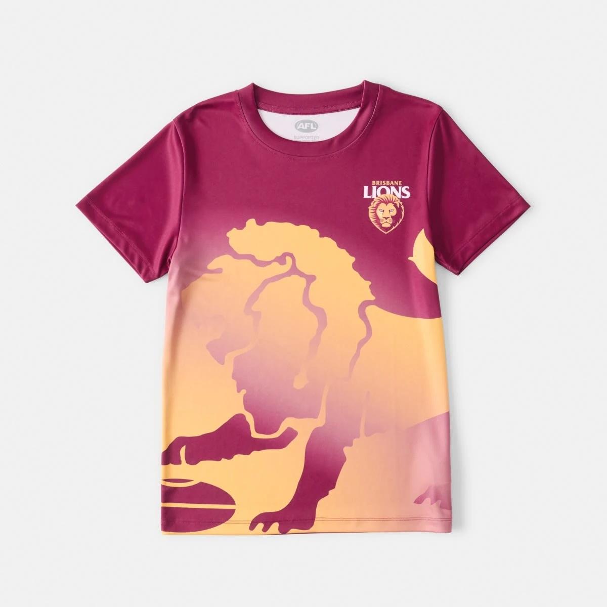 9 Official AFL Kids Training T-shirt Brisbane, 9 of 10