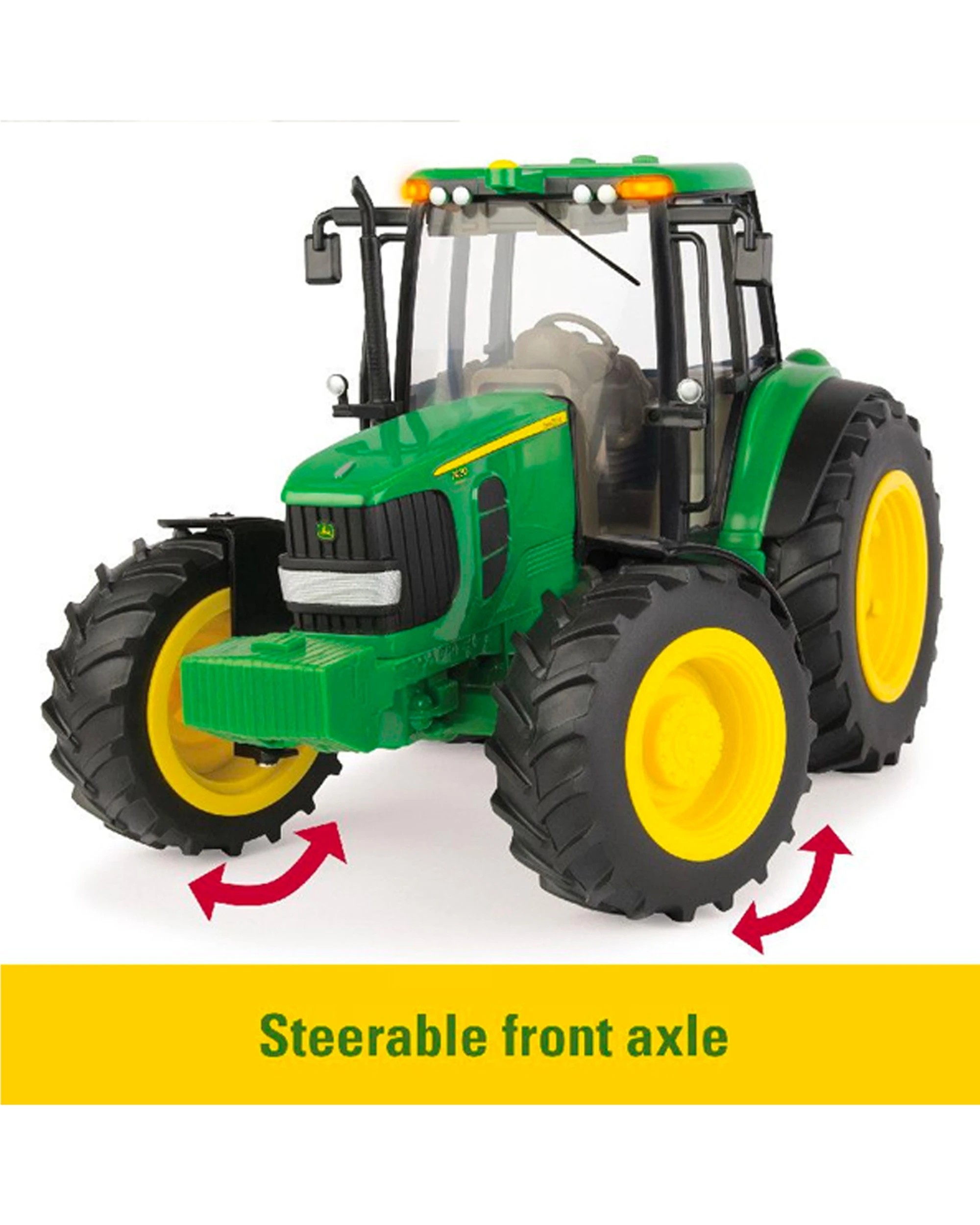 1 John Deere 1 16 7430 Big Farm Tractor With Gravity Wagon Kids Light Sound Toy 3+ - Green, 1 of 6