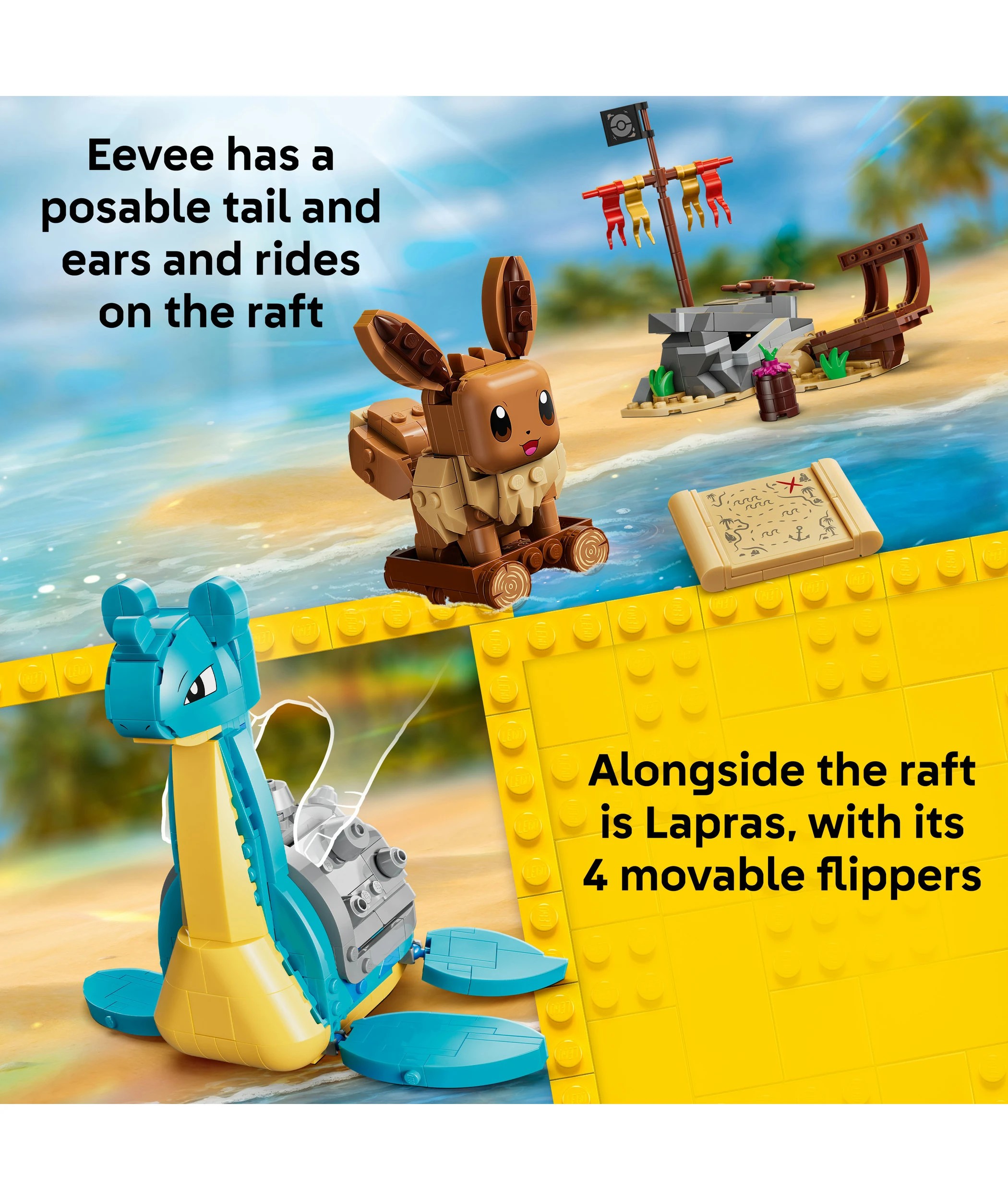 5 LEGO Pokemon SMART Play: Eevee and Lapras's Treasure Hunt 72162, 5 of 11
