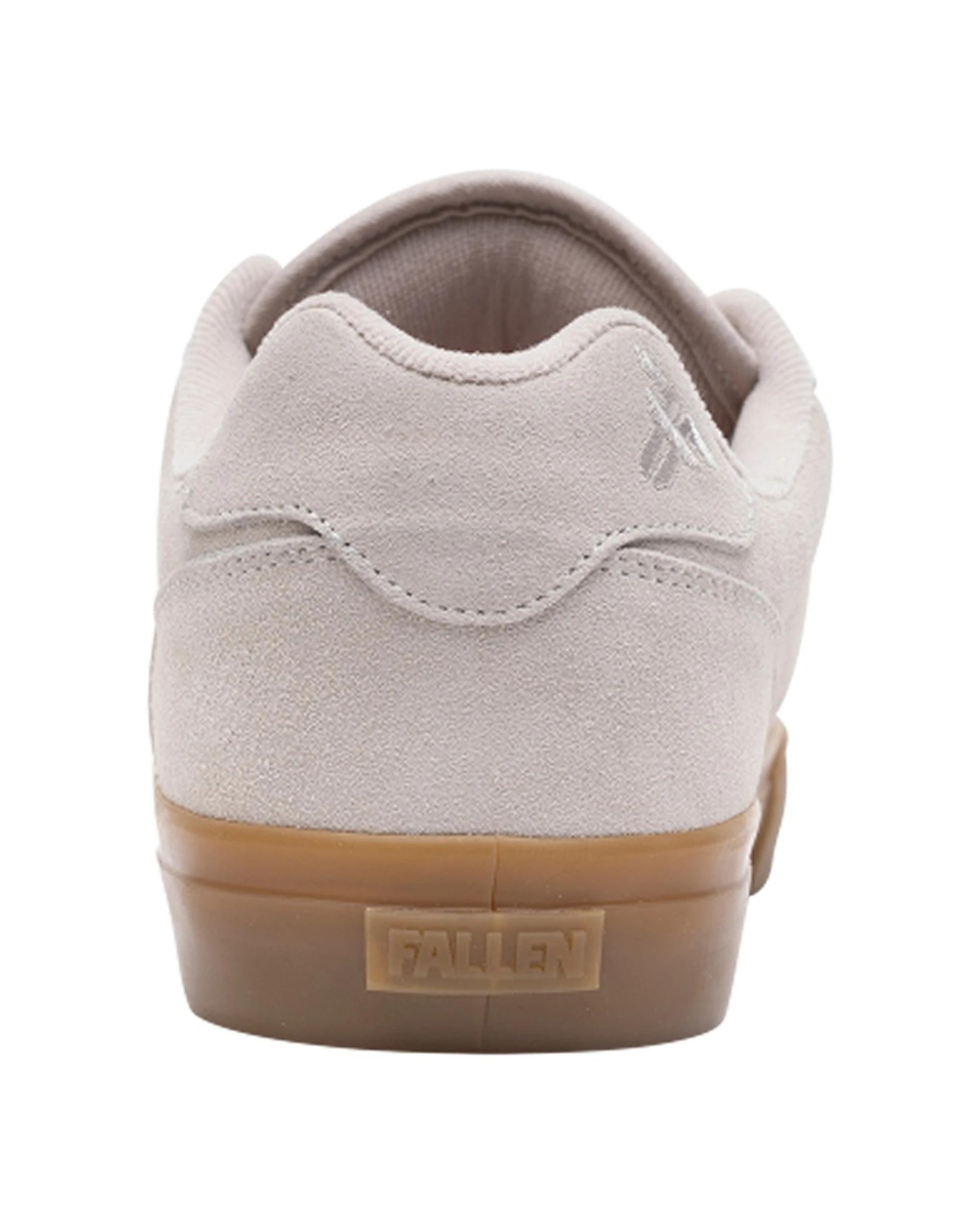 4 Fallen Footwear The GOAT Mens Casual Skate Shoes Suede PU Vulcanized BEIGE/LIGHT GUM, 4 of 6