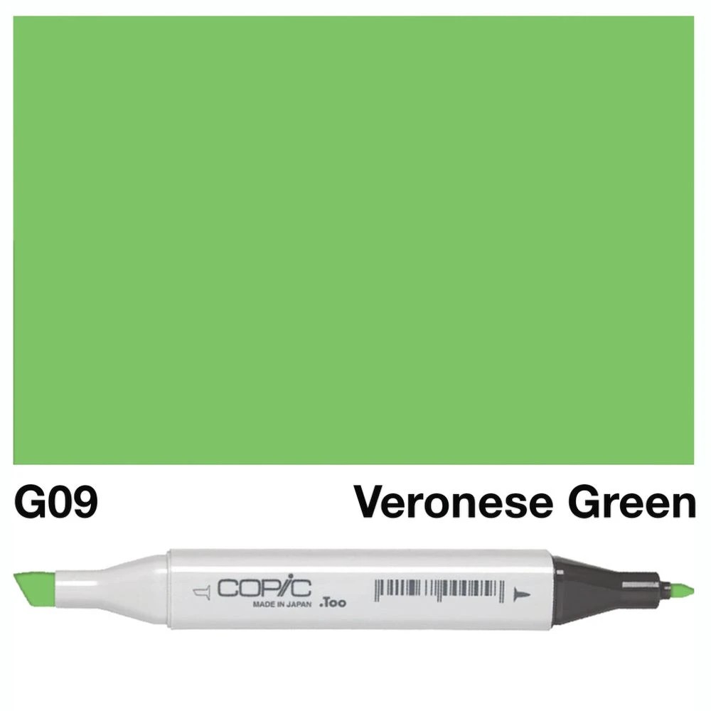 3 Copic Classic Original Dual Nib Marker G09 Veronese Green, 3 of 3