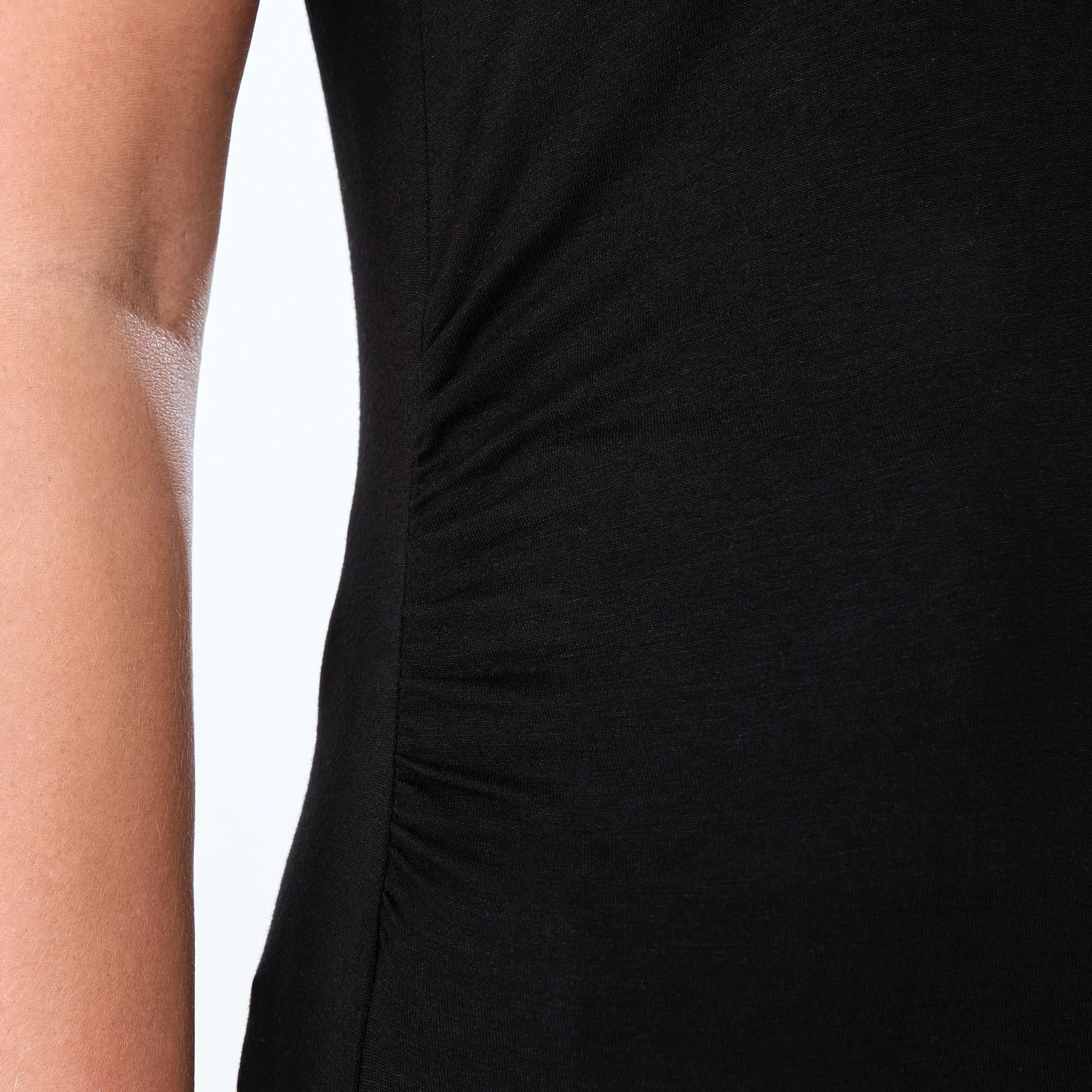 6 Maternity Sleeveless Scoop and Henley Neck Tank BLACK, 6 of 6