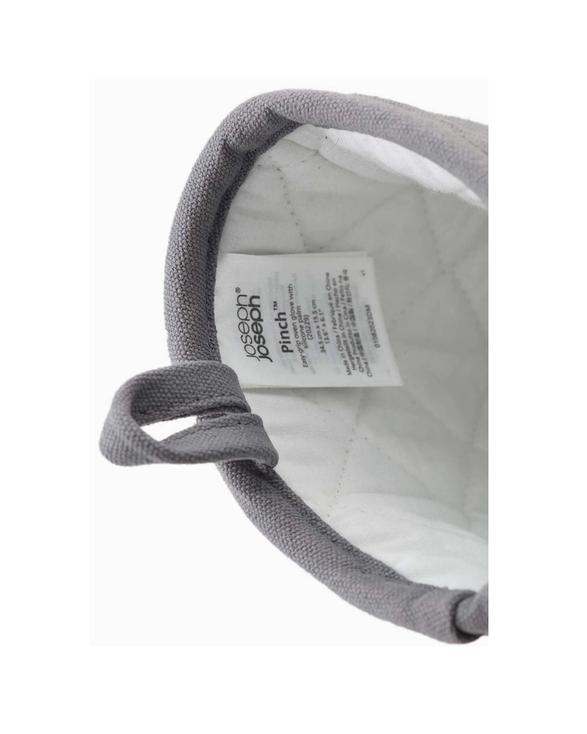 3 Joseph Joseph Pinch Cotton Silicone Oven Glove Single Right Hand Heat Safe - Grey, 3 of 7