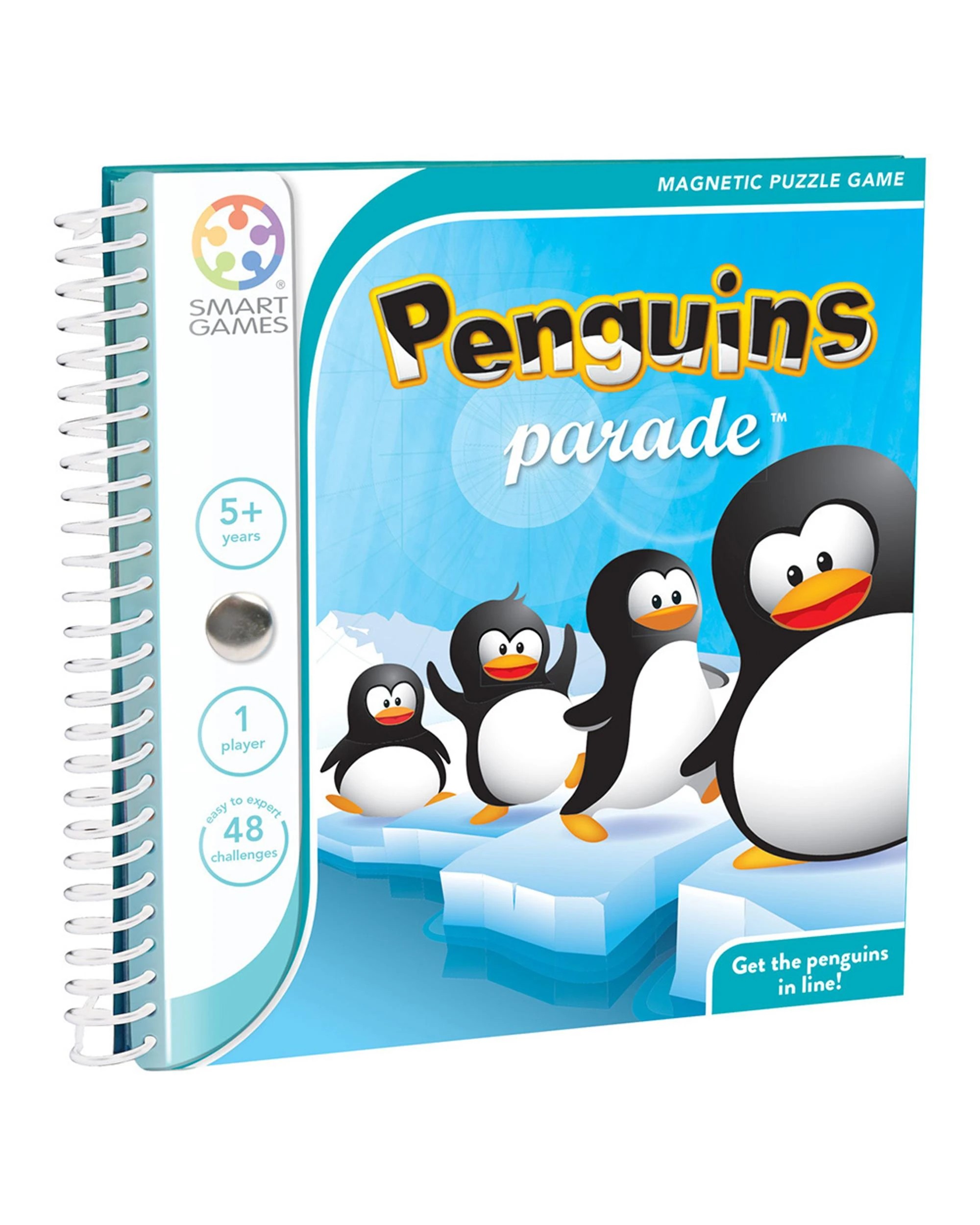 1 Penguins Parade Magnetic Travel Educational Puzzle Game, 1 of 3