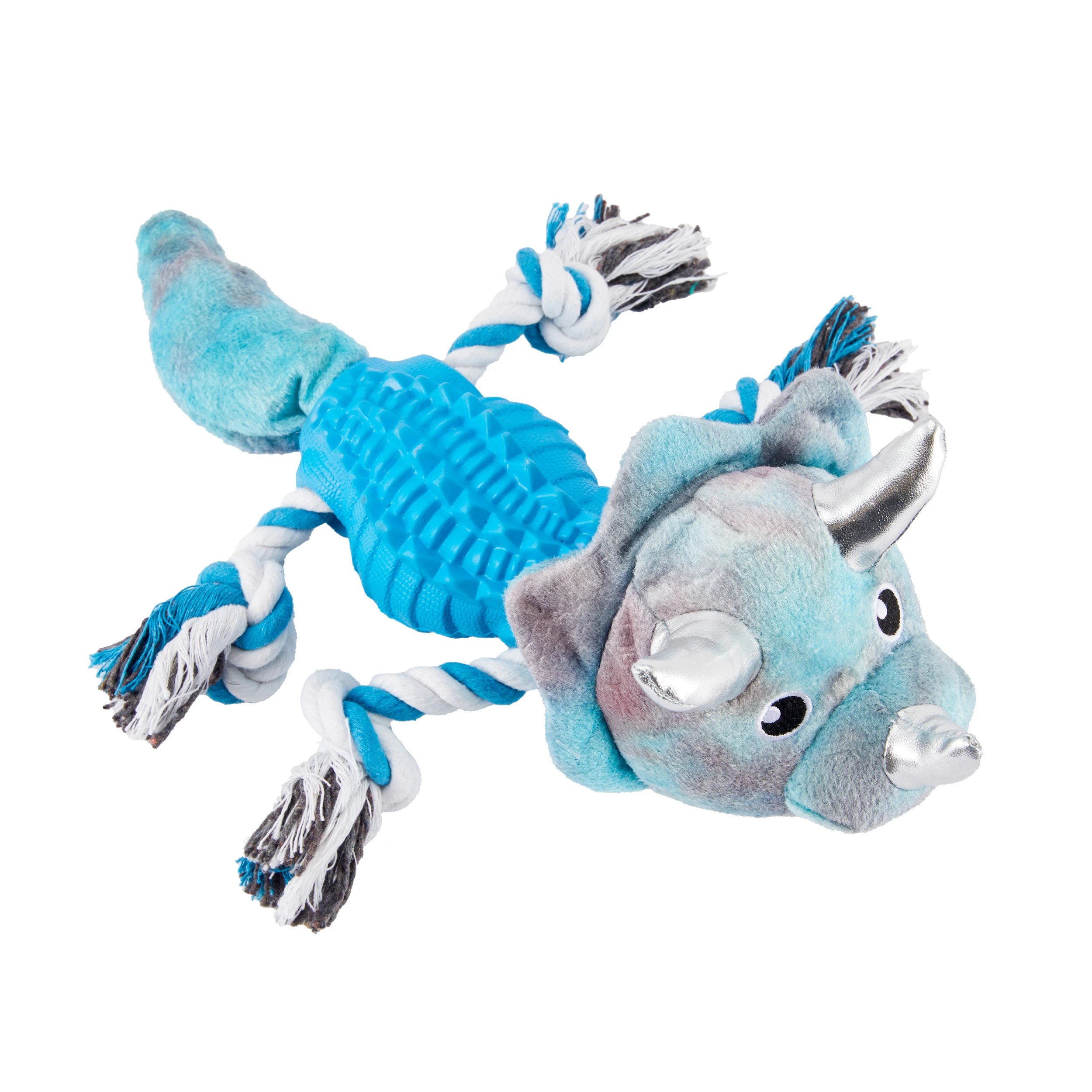 1 Pet Toy Plush Rope and Treat Dinosaur, 1 of 4