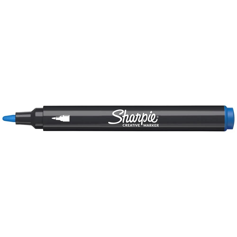 1 Sharpie Creative Acrylic Bullet Marker Blue, 1 of 6
