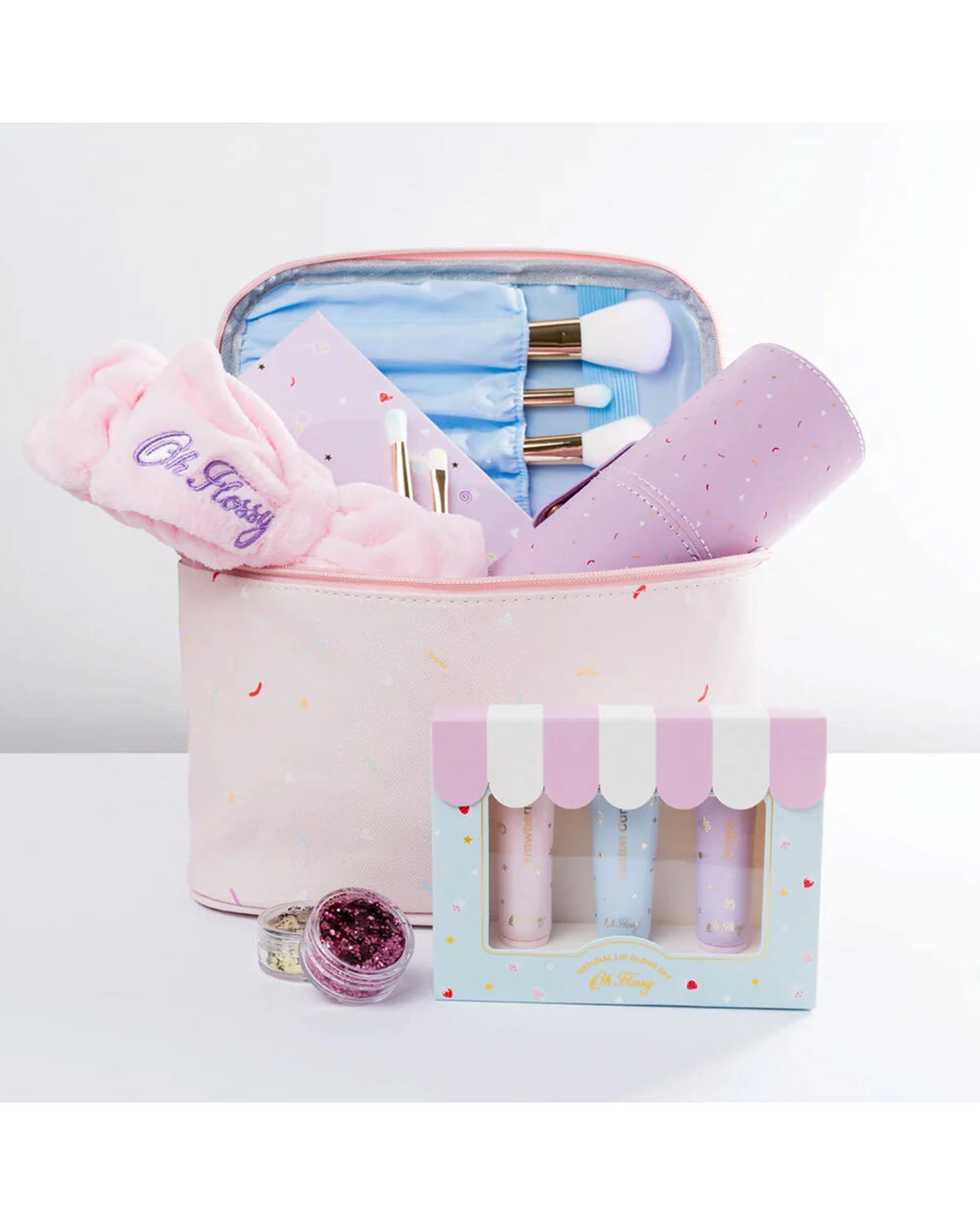 5 Oh Flossy Makeup/Cosmetic/Toiletry Case 22x12x14cm - Pattern, 5 of 5