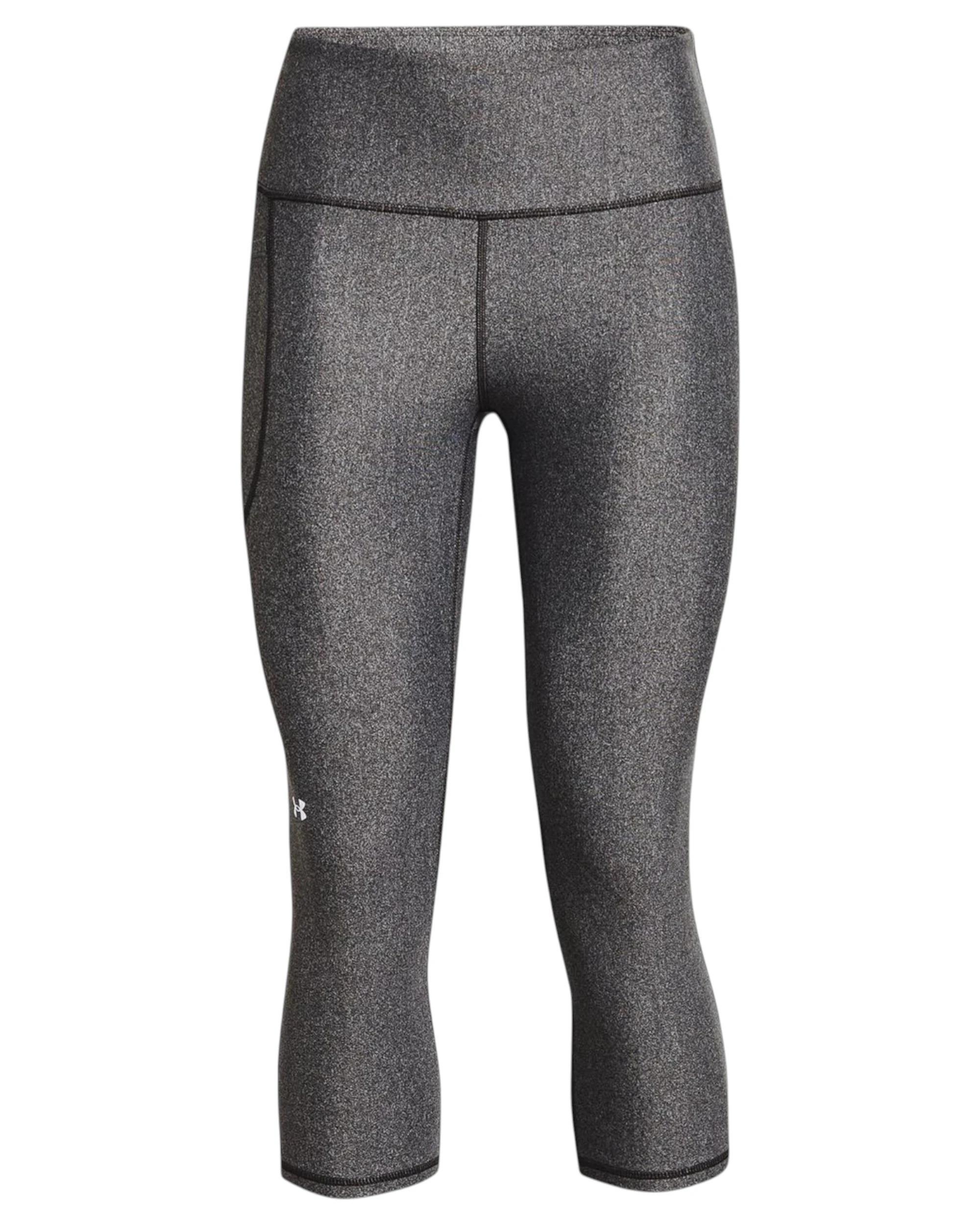 1 Under Armour Womens Hi Tech Capris Charcoal Leggings CHARCOAL, 1 of 6