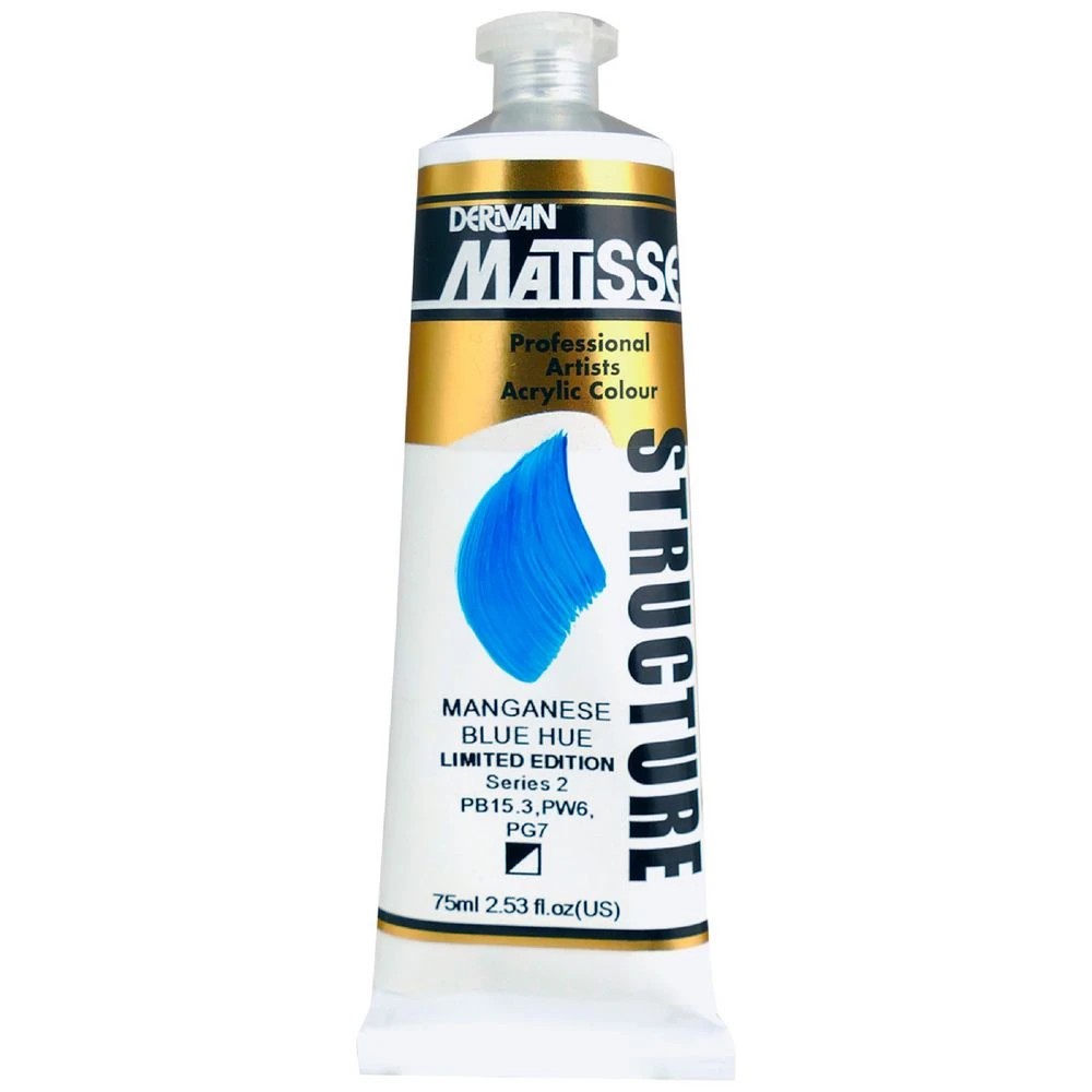 1 Derivan Matisse Structure Paint 75mL Manganese Blue S2, 1 of 1