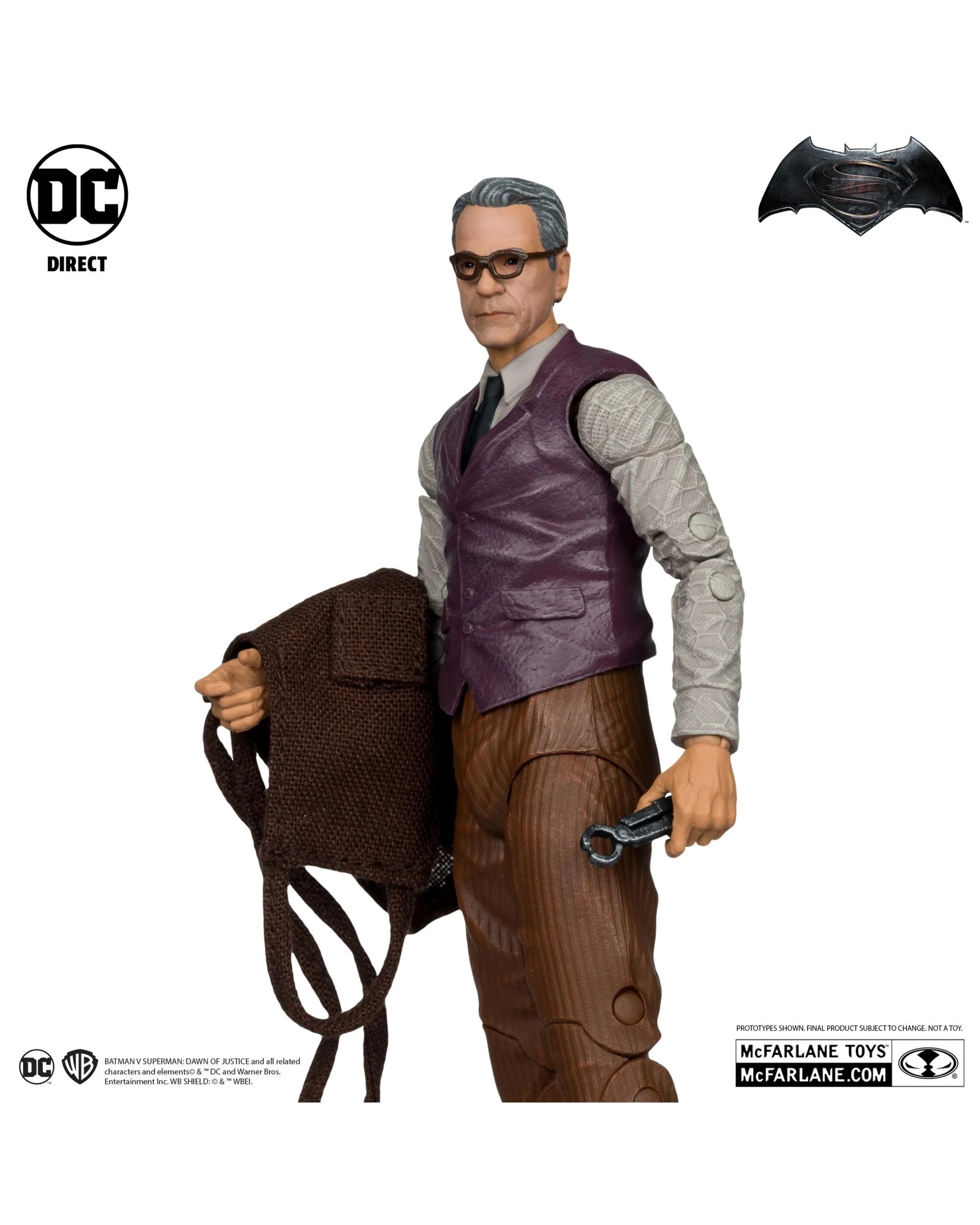 4 DC Multiverse Batman VS Superman Dawn of Justice Alfred Pennyworth 7 inch Figure, 4 of 9
