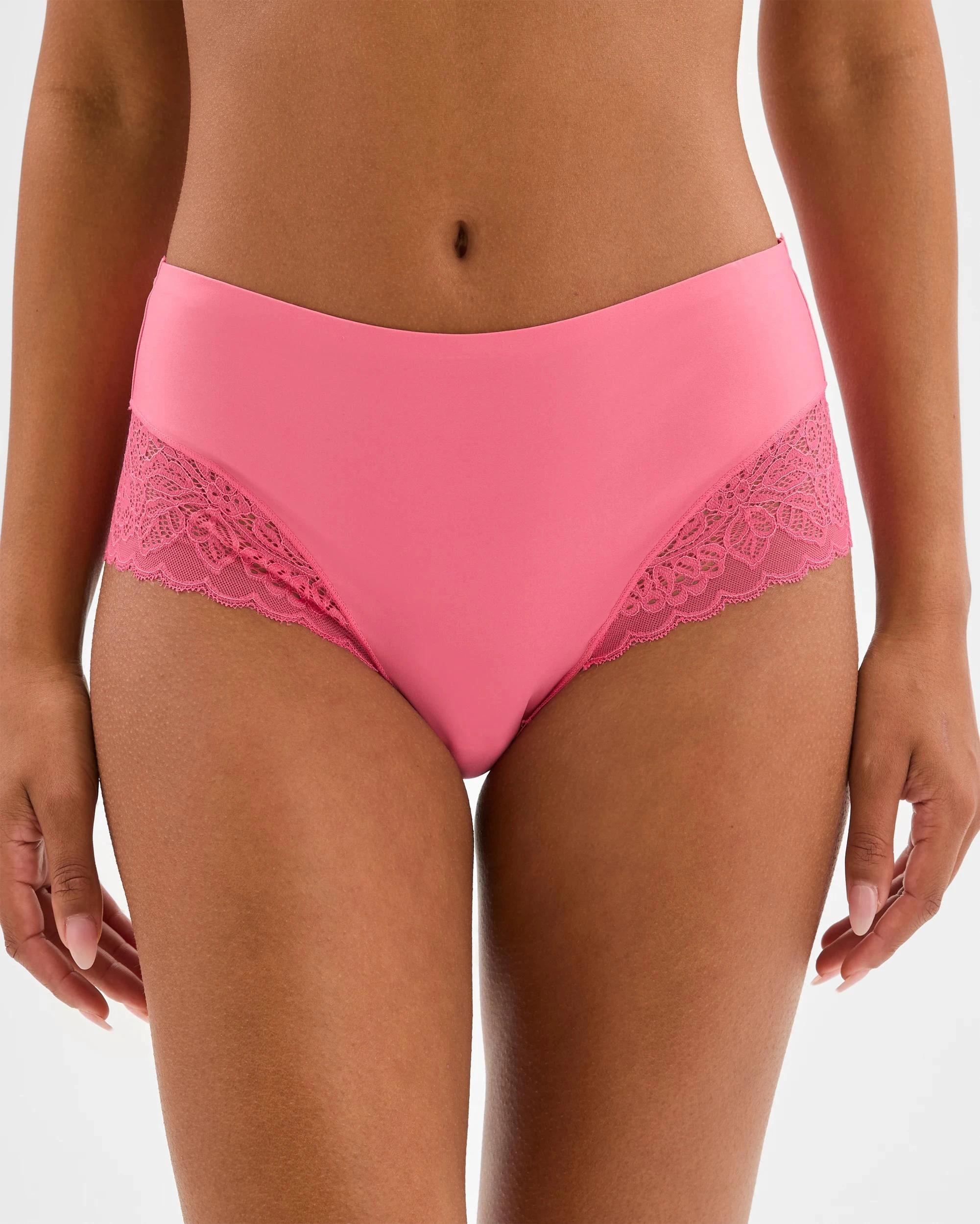 2 Target Womens Luna Smooth Touch Lace Bonded Waist Midi Briefs 2 Pack FRUIT DOVE, 2 of 4