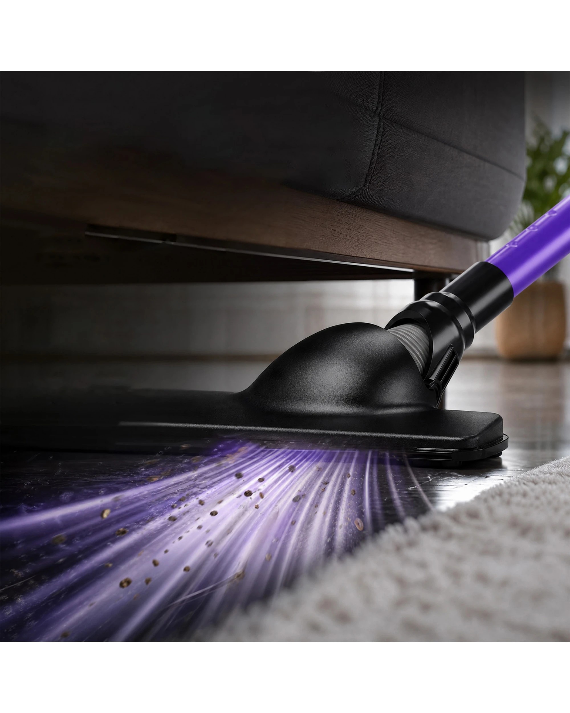 3 Yopower 4 in 1 600W Corded Vacuum Cleaner, 18KPa Stick Vacuum - Purple, 3 of 7