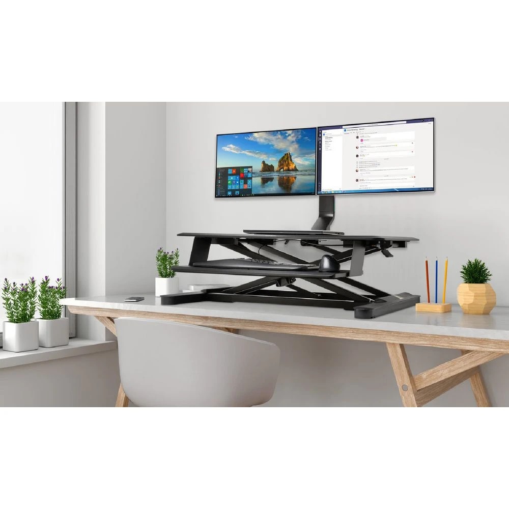 6 Kensington Space-Saving Dual Monitor Arm 17"-27", 6 of 10