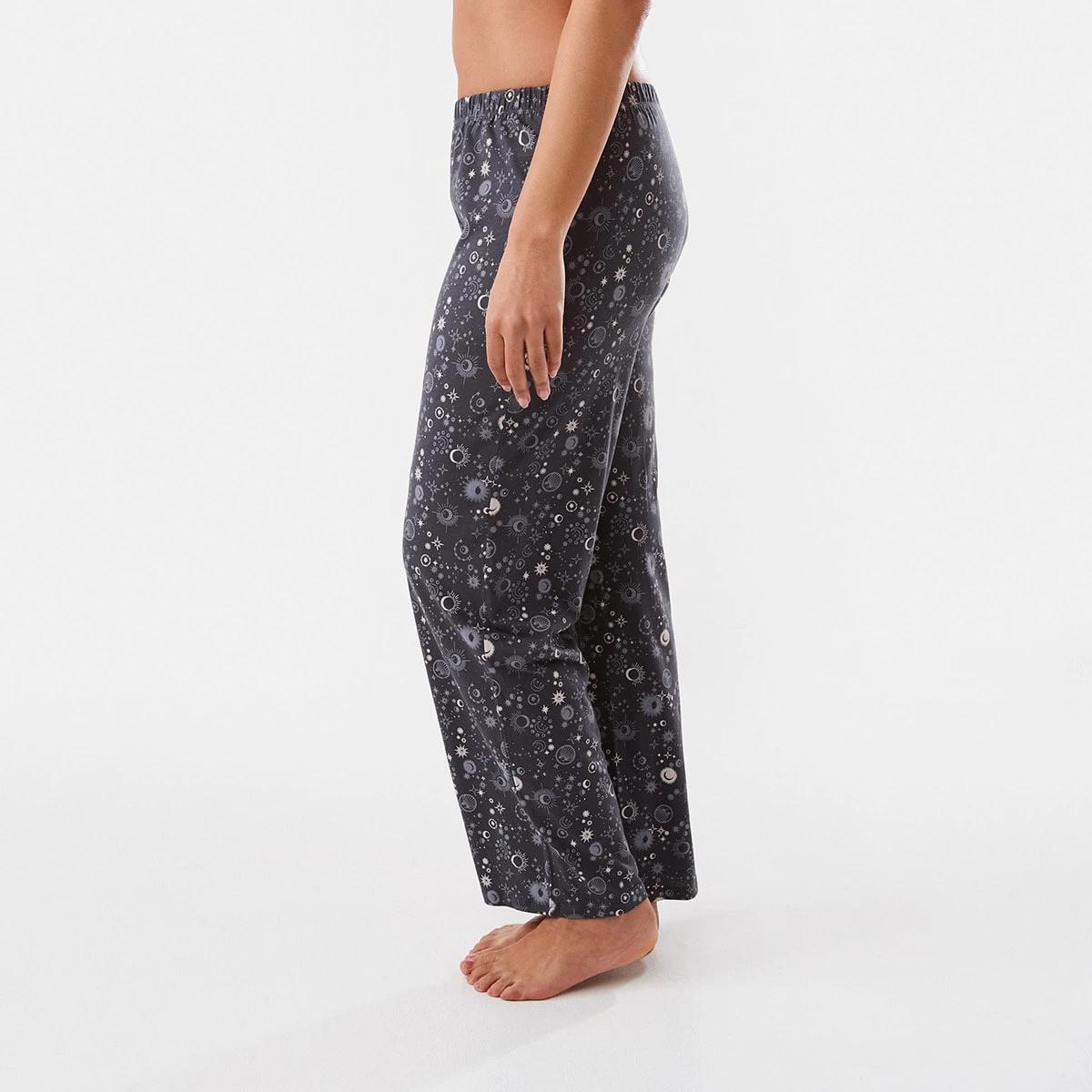 2 Printed Knit Pants Cosmos S, 2 of 5