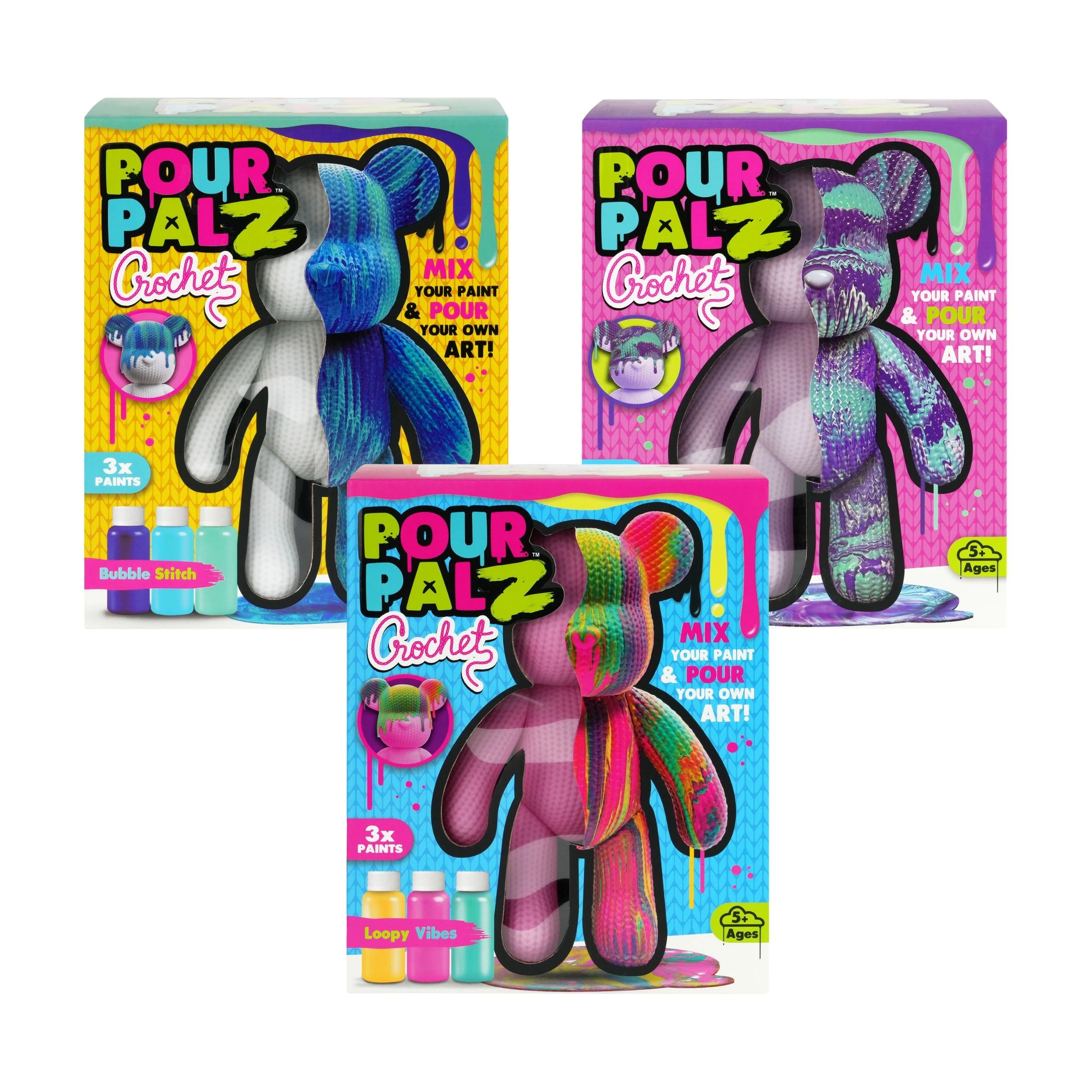 1 Pour PalZ Crochet Large - Assorted, 1 of 3