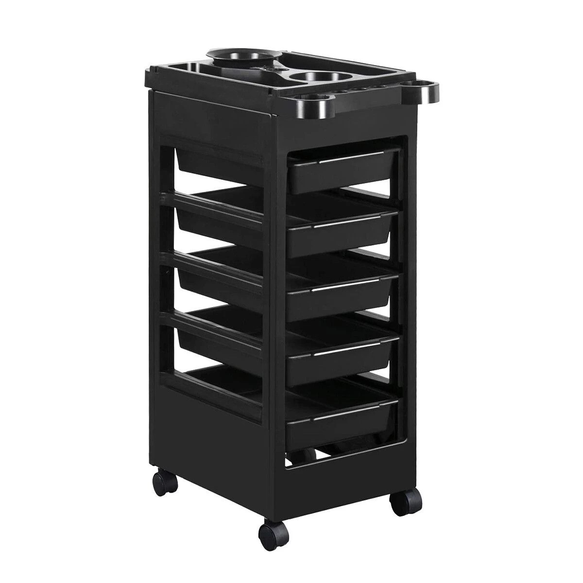1 AUSWAY Hairdressing Trolley Storage Rolling Tool Cart, 1 of 5