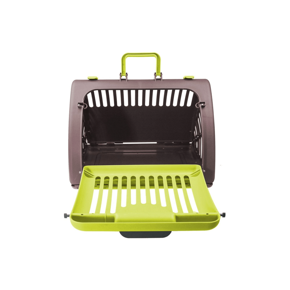 2 Paws And Claws 46cm Collapsible Pet Carrier Foldable Up To 11kg Assorted Colours - Easy Carry And Store
 - Grey, 2 of 2