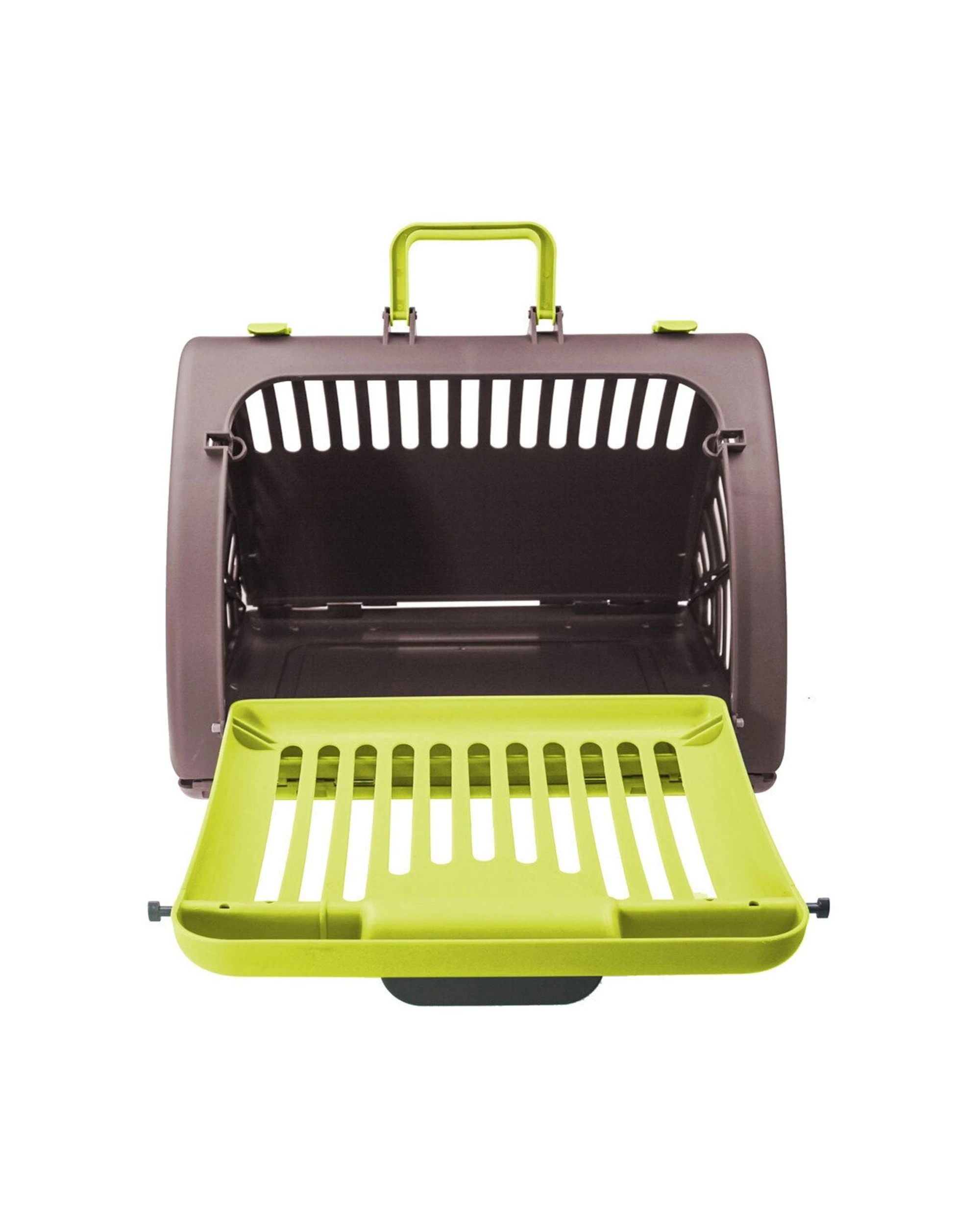 2 Paws And Claws 46cm Collapsible Pet Carrier Foldable Up To 11kg Assorted Colours - Easy Carry And Store
 - Grey, 2 of 2