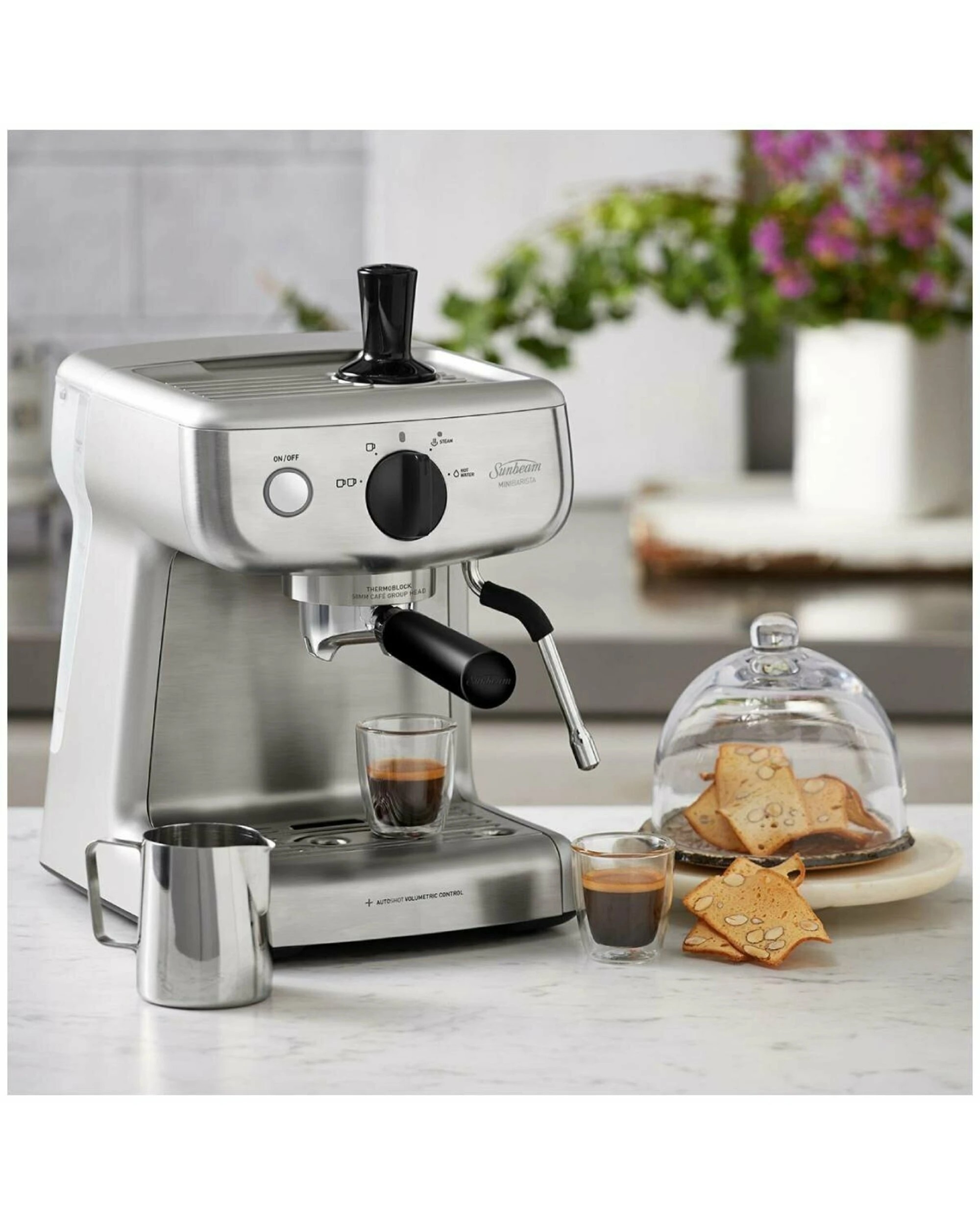 5 Sunbeam Mini Barista Espresso Coffee Machine Silver, 5 of 5