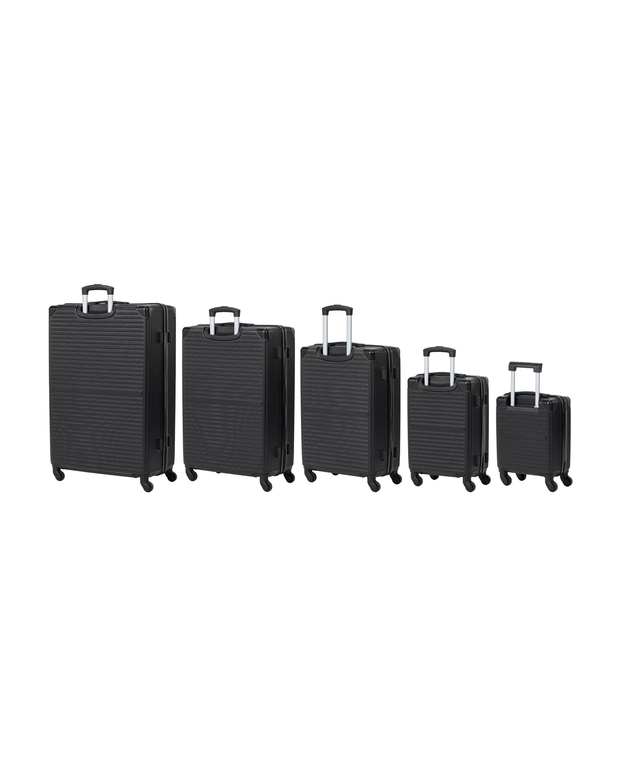 2 5 Piece Hard Case Set - Black, 2 of 9