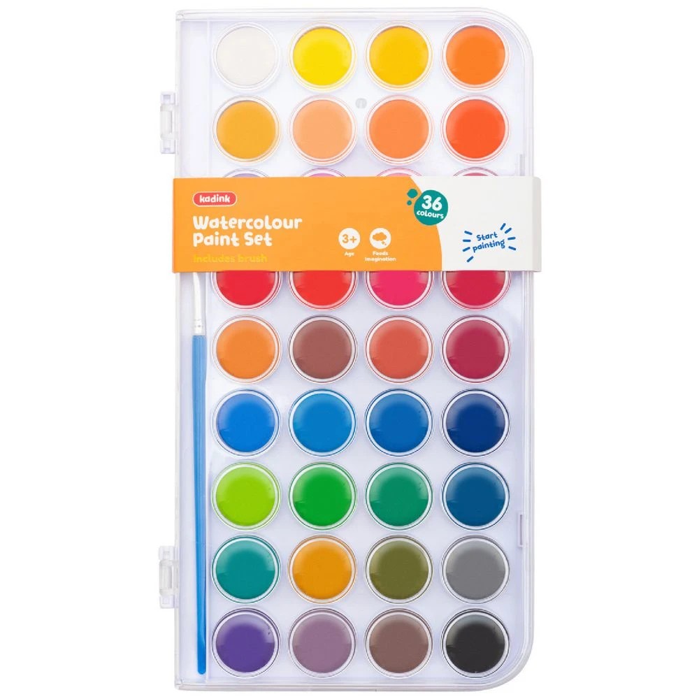 1 Kadink Watercolour Paint Set 36 Colours, 1 of 2